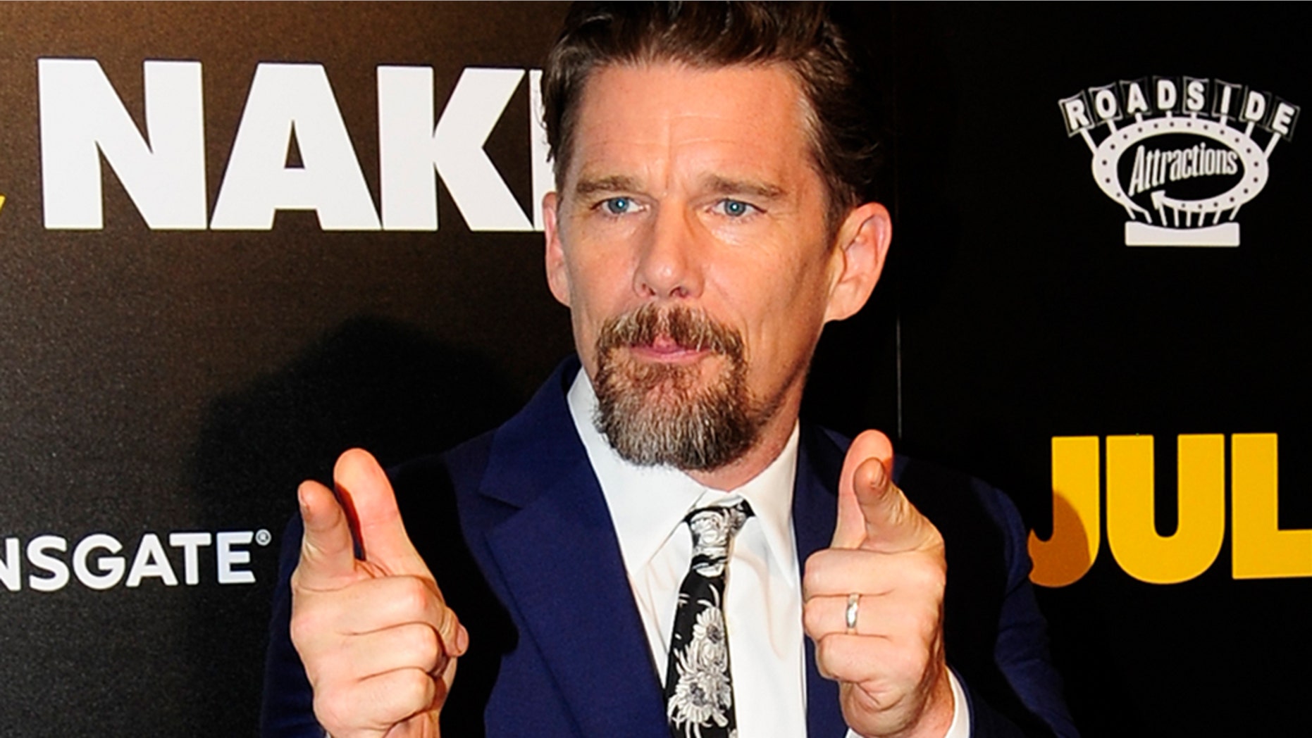 Actor Ethan Hawke is offering his own take on the superhero movie "Logan."