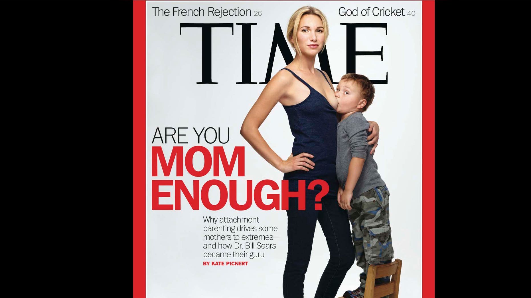 This image provided by Time magazine shows the cover of the May 21, 2012 issue .