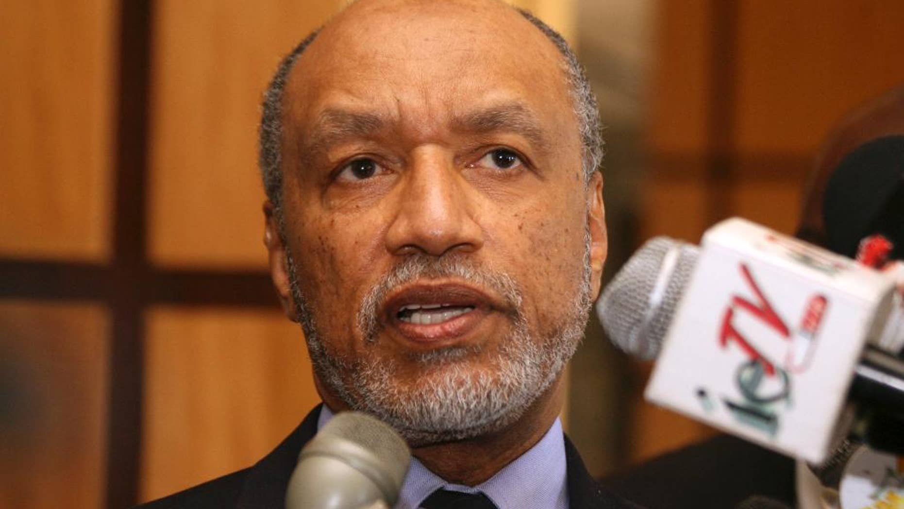 May 10, 2011: This photo shows former FIFA Vice President Mohamed Bin Hammam (AP Photo/Shirley Bahadur, File)
