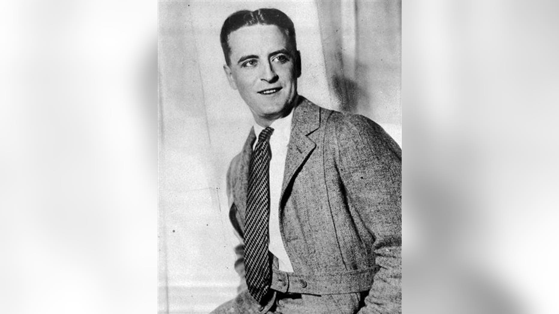 In this file photo from the 1920s, American writer F. Scott Fitzgerald poses for a portrait. (AP Photo/File)