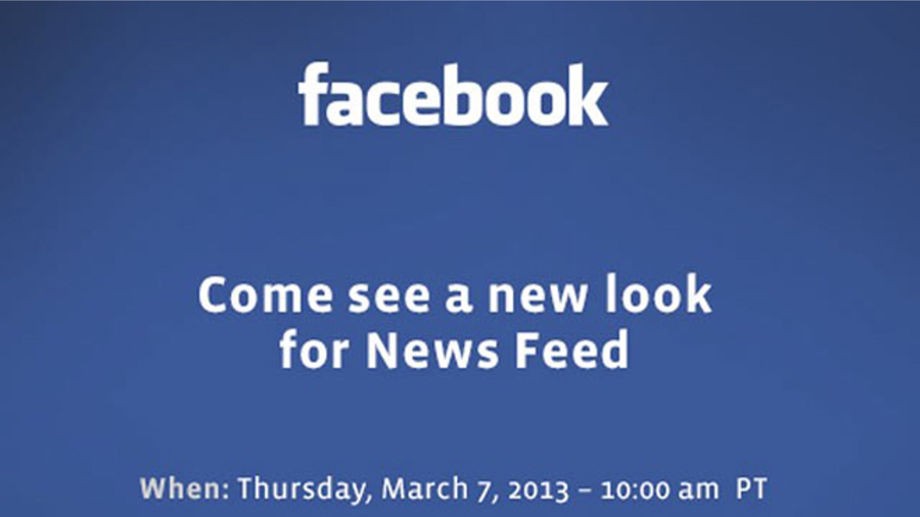Theres another big update coming from Facebook.