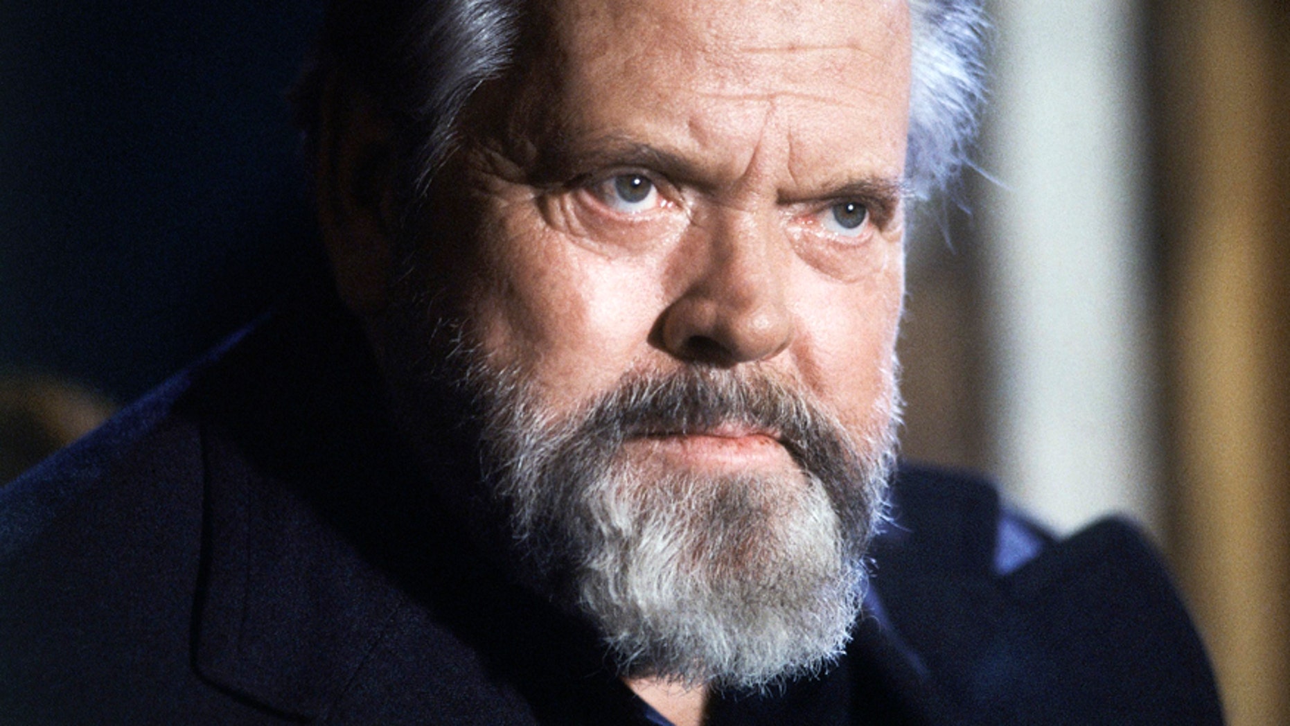 FILE - This Feb. 22, 1982 file photo shows actor and movie director Orson Welles during a press conference in Paris.
