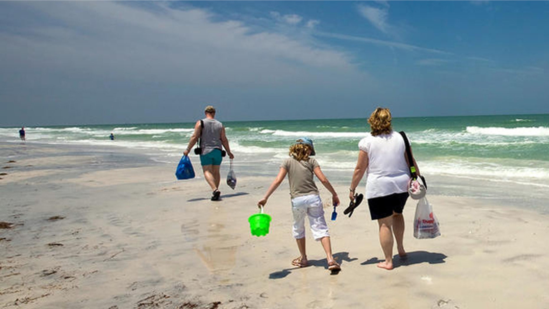 FILE: Undated: The main beach at Caladesi Island State Park, a barrier island along the Gulf of Mexico, on Florida's West Coast, Dunedin, Fla.