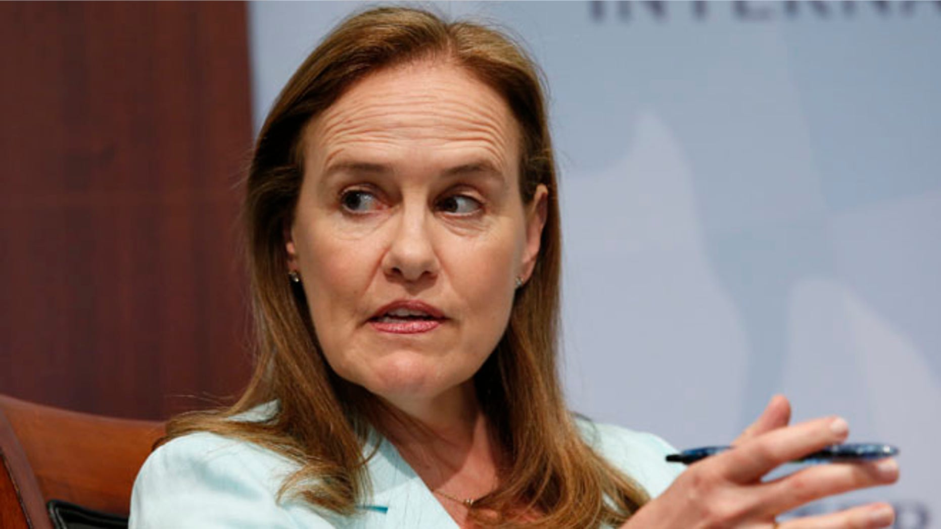 FILE: June 2, 2014: Former Defense Undersecretary for Policy Michele Flournoy, in Washington, D.C.