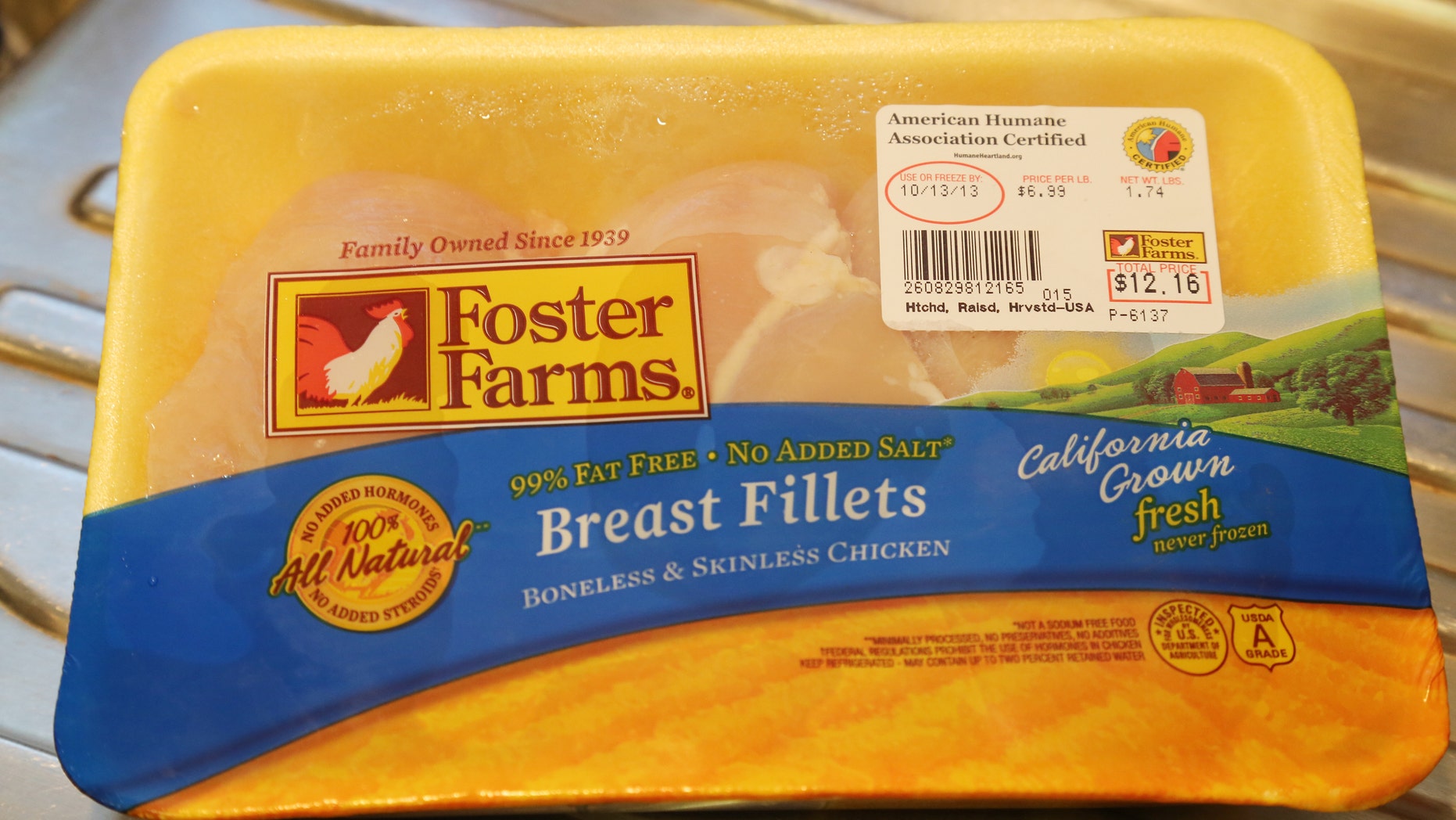 A Foster Farms chicken plant located in California has been shut down by the USDA due to a cockroach infestation . (REUTERS/Fred Prouser)