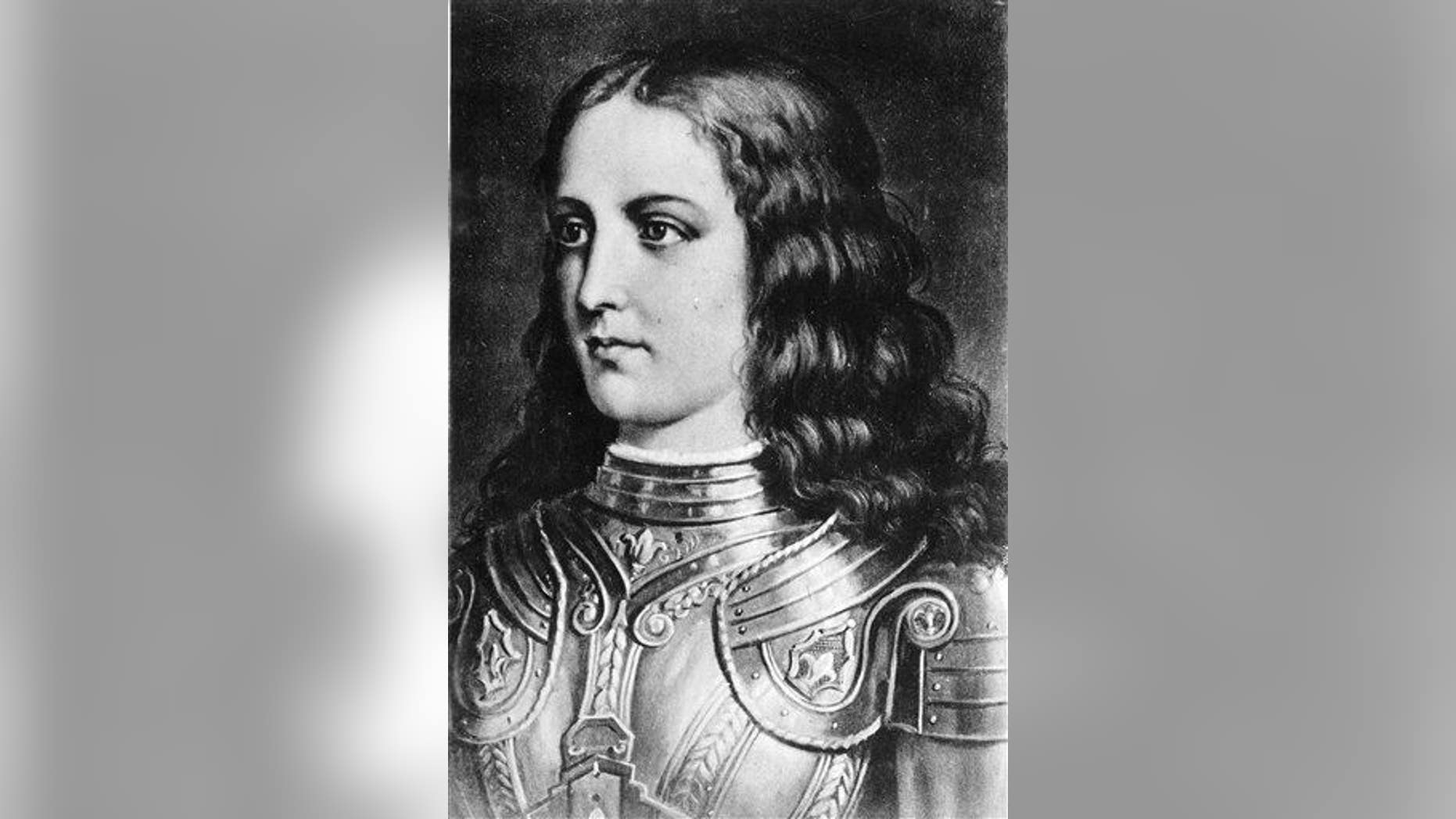 This undated file photo shows a portrait of Joan of Arc.