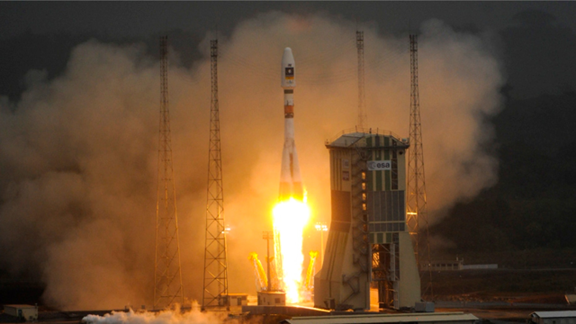 Oct. 21, 2011: Russia's Soyuz rocket lifts off, for the first time, from Europe's space base of Kourou, French Guiana -- carrying the first two satellites of the European Union's Galileo navigation system, the main rival to the ubiquitous American GPS network.