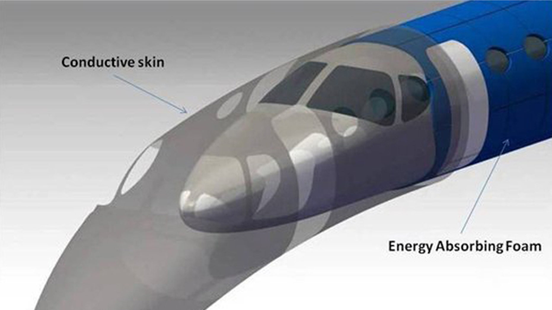 A self-healing 'magic skin' being developed by Cessna would protect the exterior of an aircraft from lightning, extreme temperatures, and more.