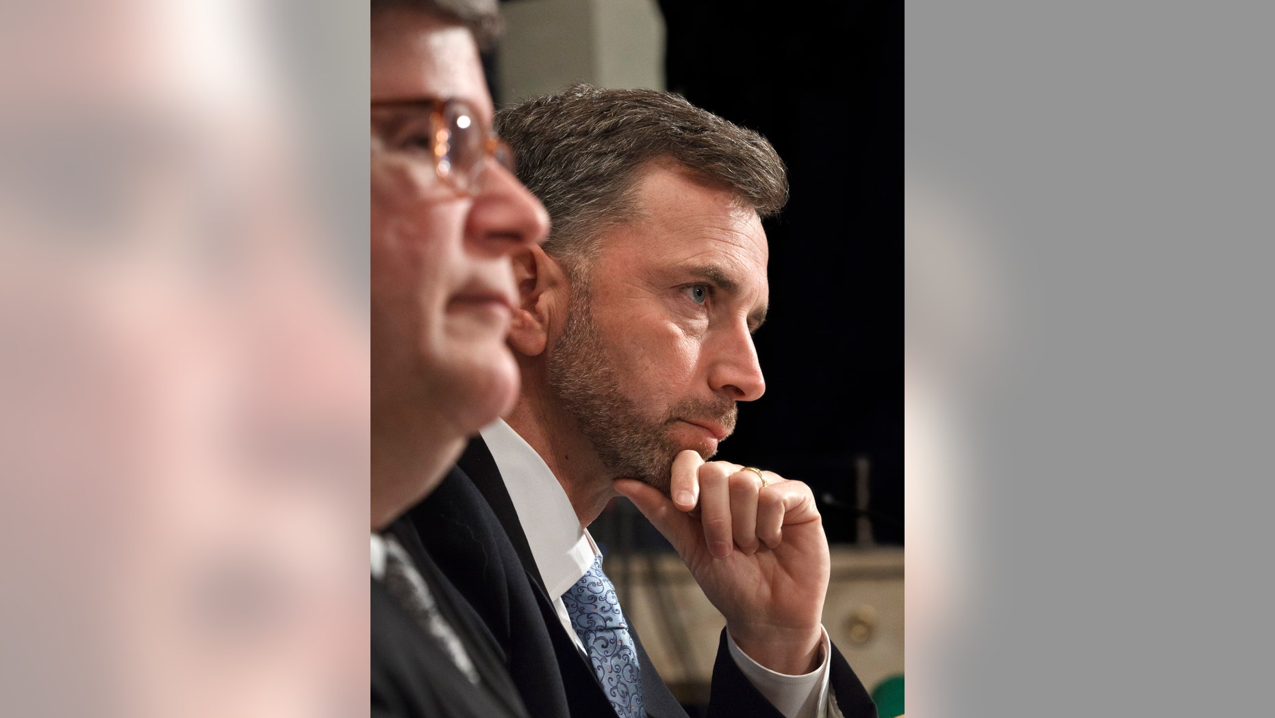 April 18: Acting GSA Administrator Dan Tangherlini, right, accompanied by General Services Administration Inspector General Brian Miller, testifies on Capitol Hill