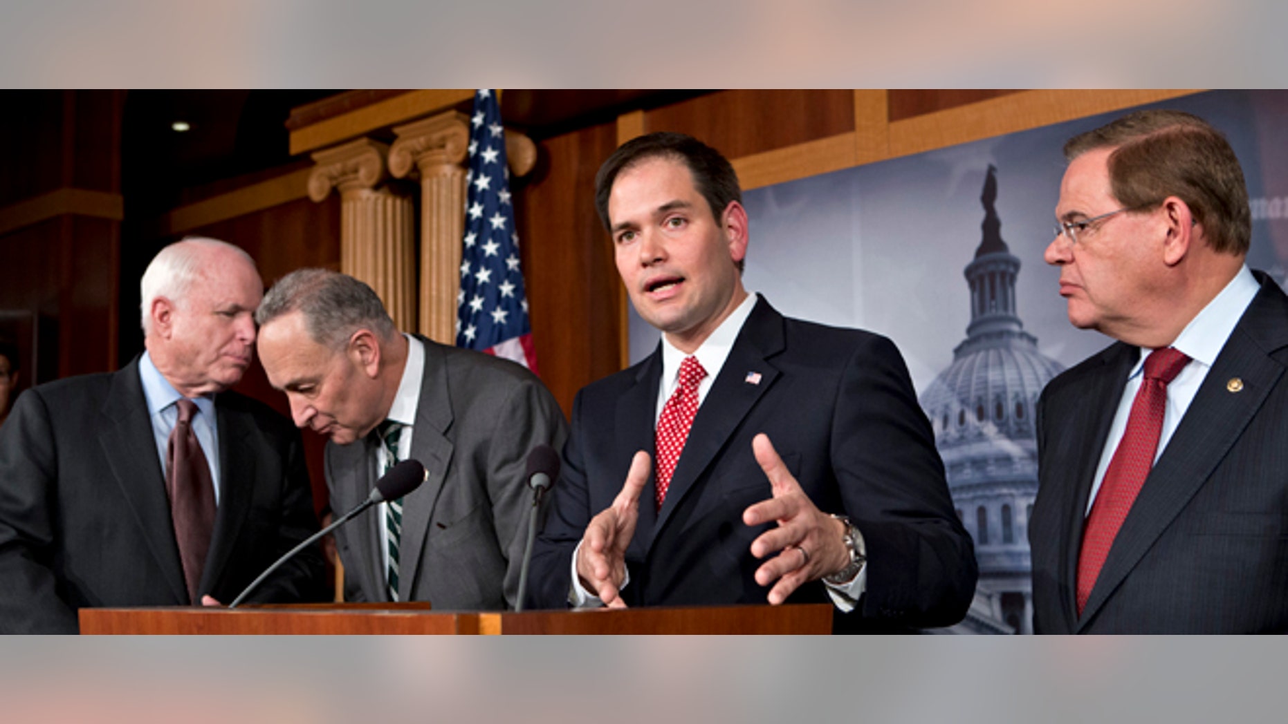 A bipartisan Senate group is working on its own comprehensive immigration reform bill.