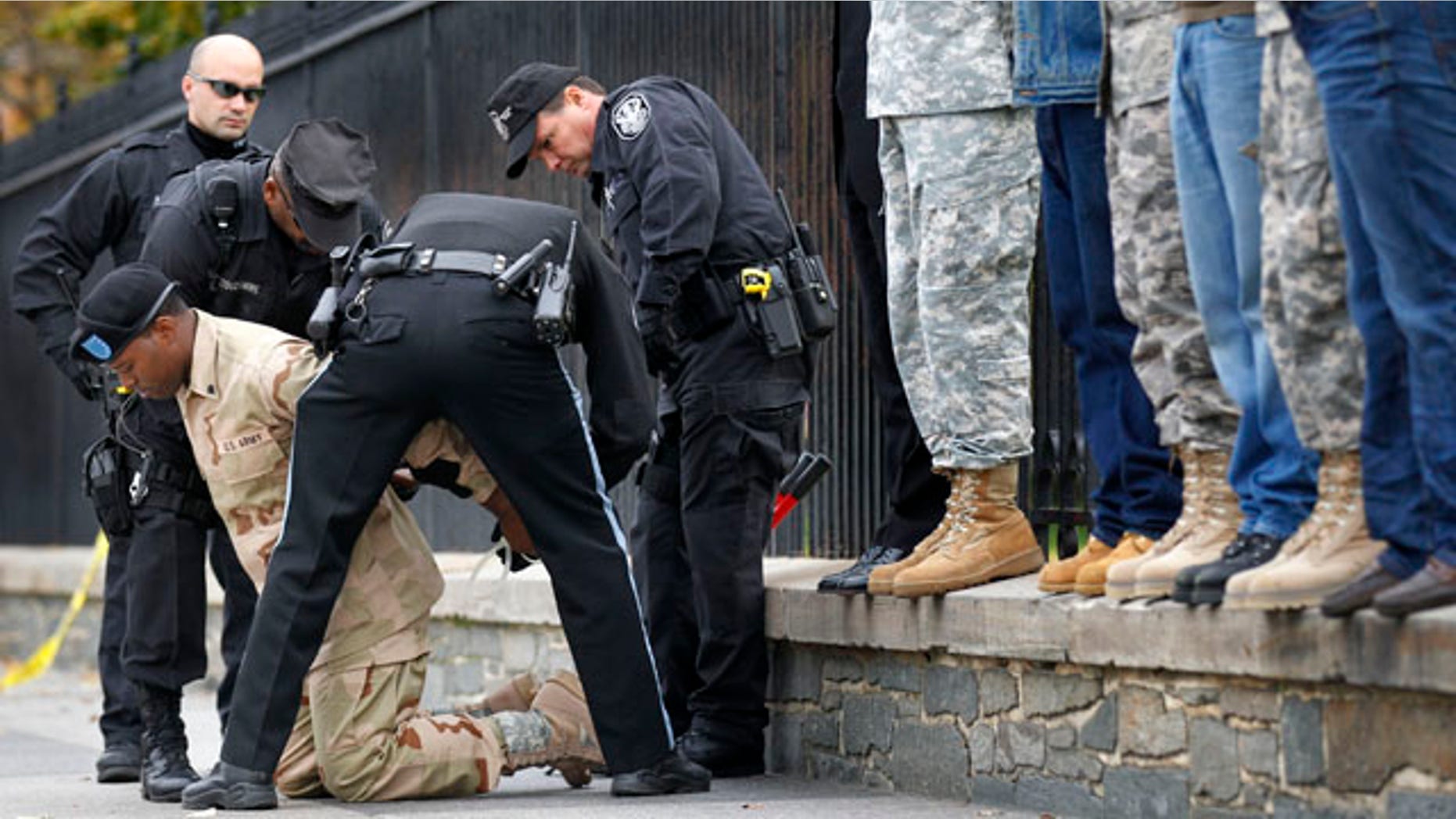 Nov. 15: U.S. Army Veteran Rob Smith is arrested for handcuffing himself to the fence outside the White House in Washington, D.C., during a protest for gay rights. Smith was part of a group demanding that President Obama make good on his promise to secure the repeal of "don't ask, don't tell."