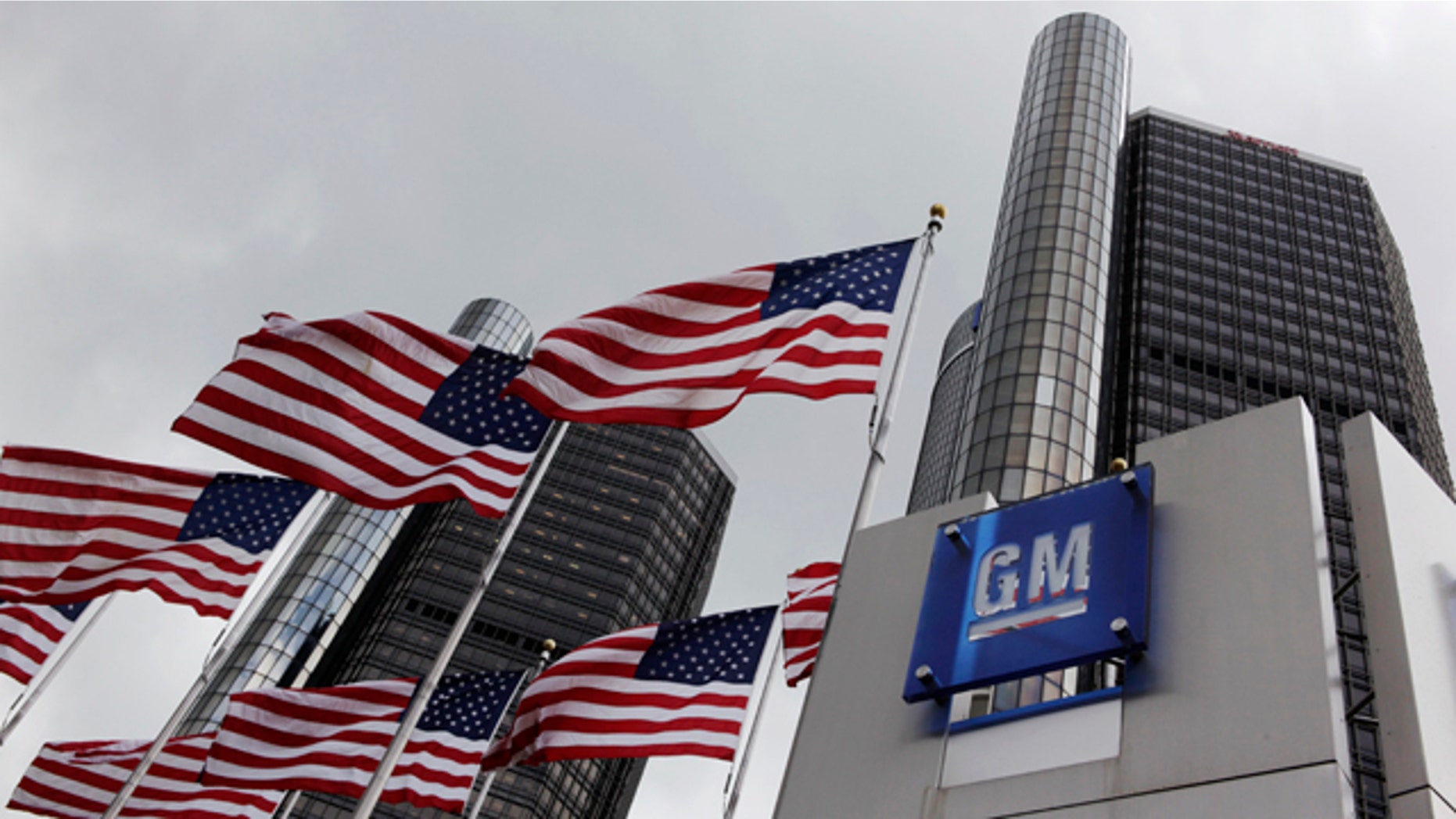 FILE - April 21, 2009: General Motors world headquarters in Detroit. (AP Photo/Paul Sancya, File)