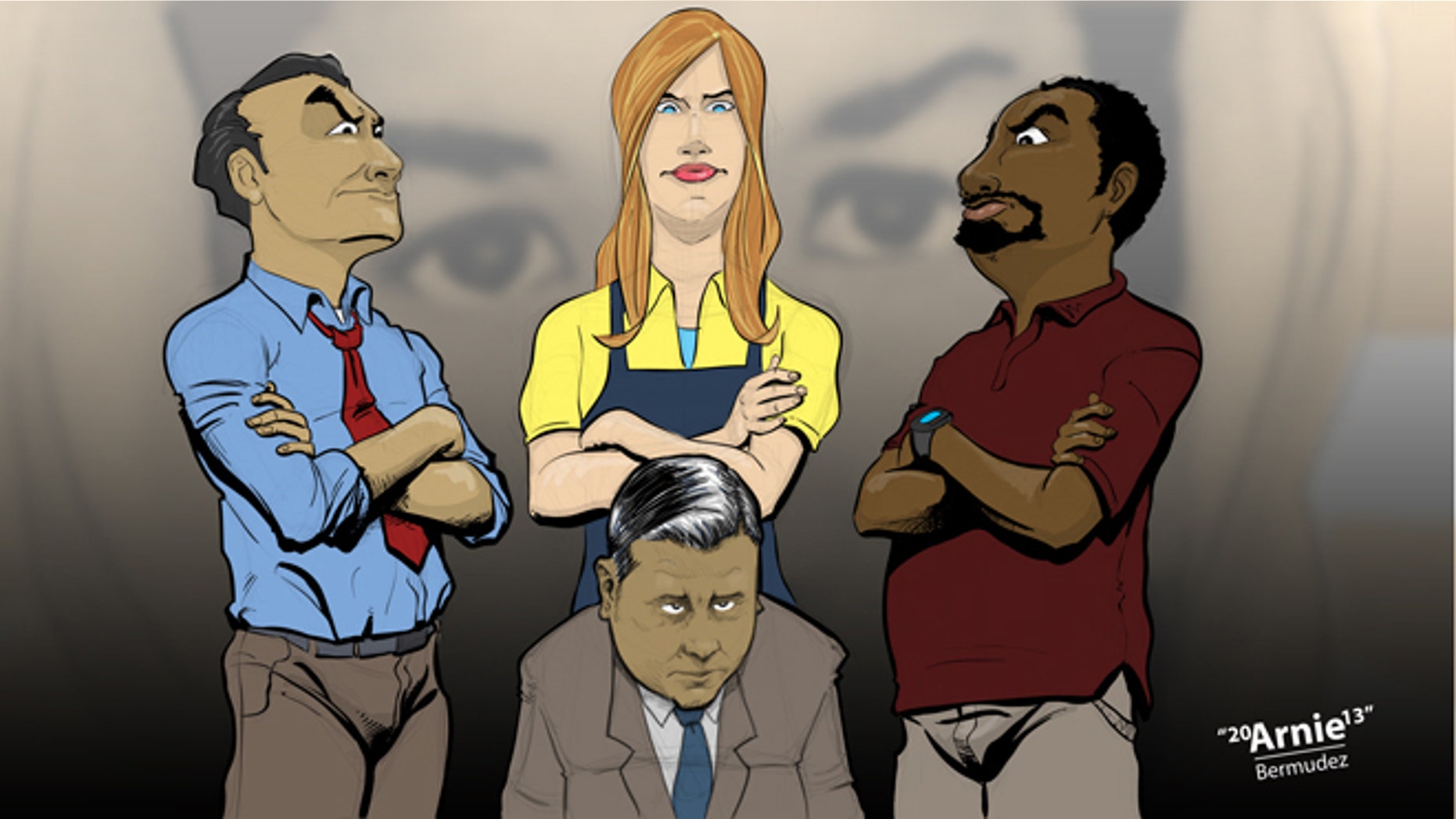 How much should George Zimmerman's race and ethnicity matter in his murder case? (Drawn by Arnulfo Bermudez)