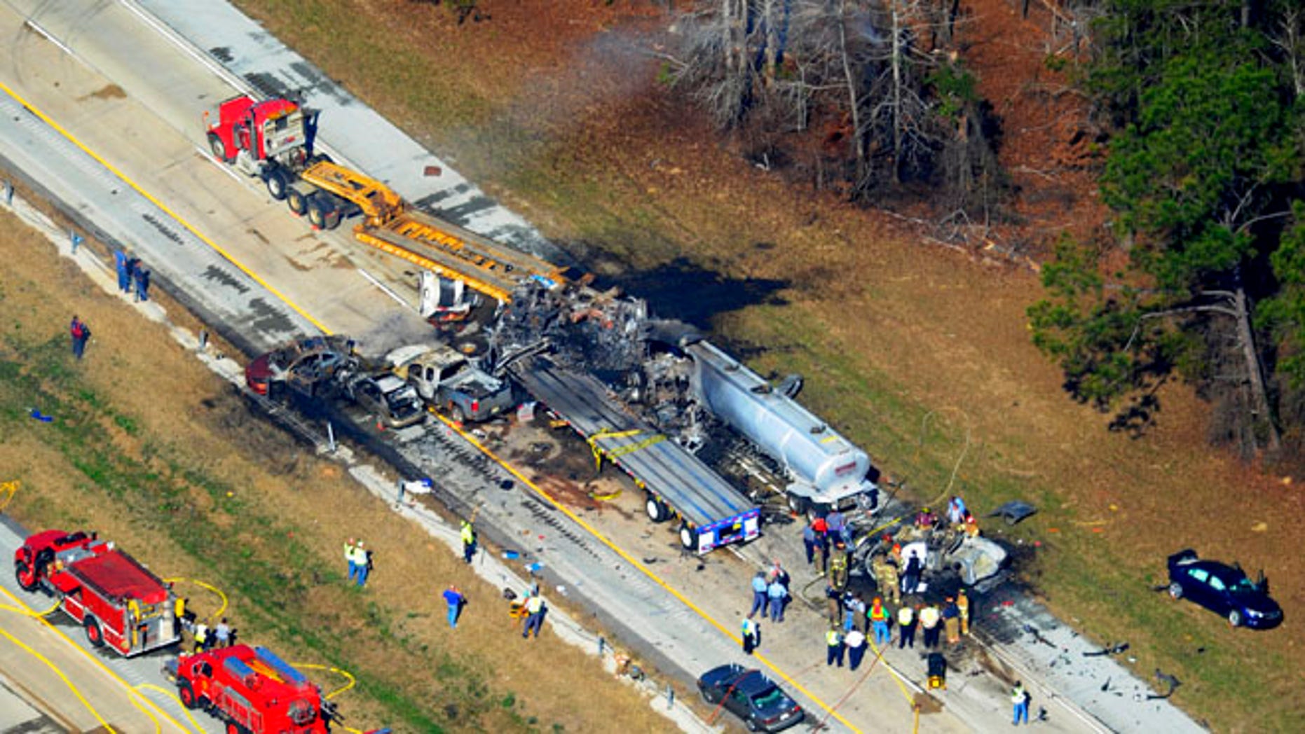 4 dead in fiery highway crash, officials say Fox News