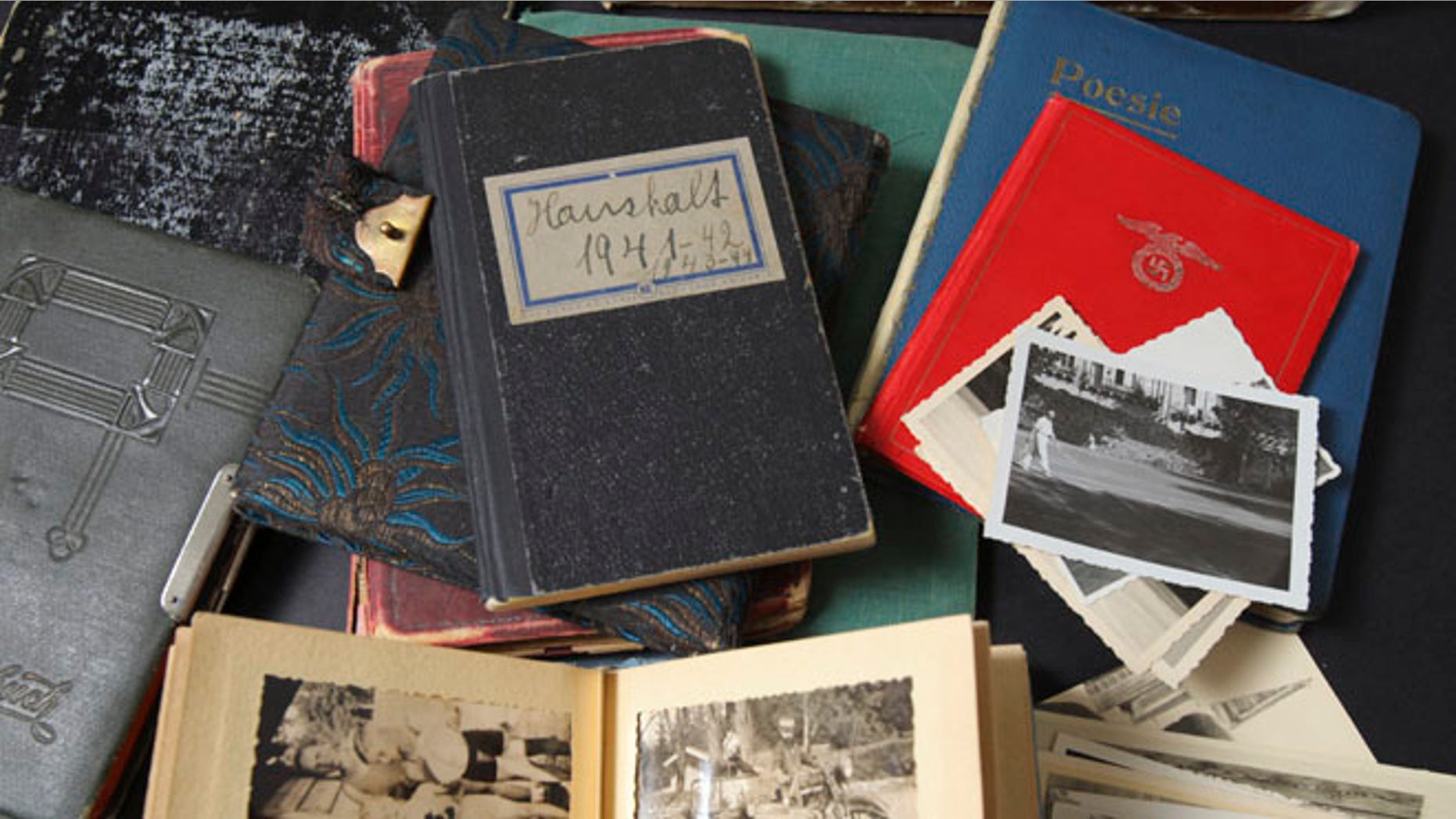 The undated photo provided by German newspaper 'Die Welt' shows a trove of letters, notes and photos that were in possession of an Israeli family. The letters are believed to be written by Nazi SS leader Heinrich Himmler and had not been shown to the public. The newspaper said the material is contained in an eight-part series it plans to publish. Himmler is considered one of the Nazis most responsible for the Holocaust.