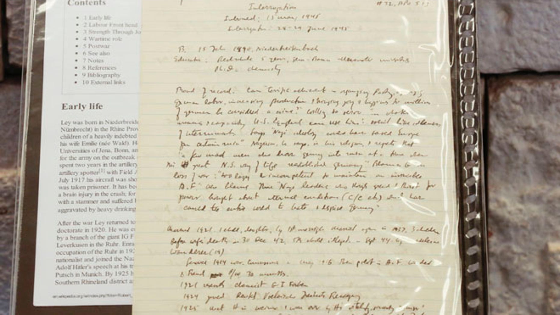 Newly-found Nuremberg documents on display in Berlin | Fox News