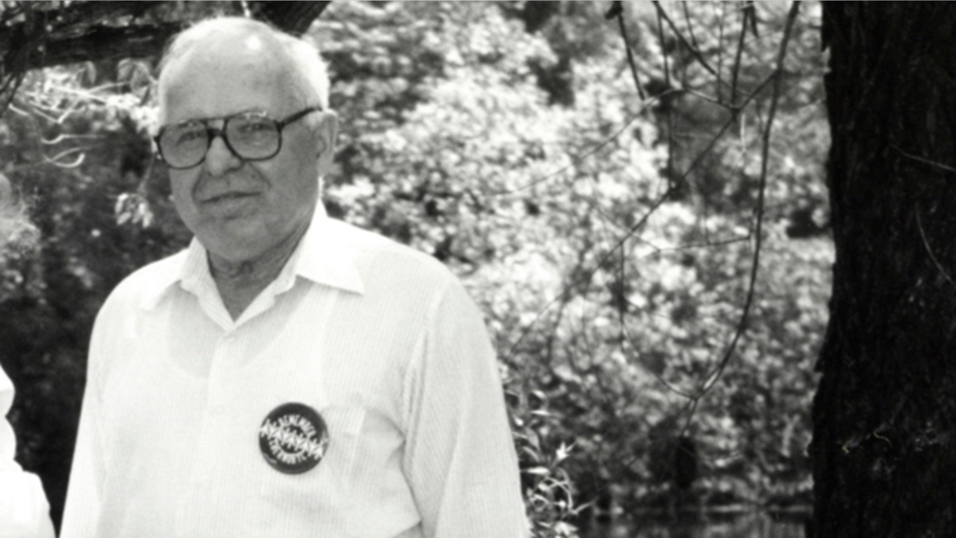 Michael Karkoc, photographed in Lauderdale, Minn. prior to a visit to Minnesota from Soviet President Mikhail Gorbachev in early June of 1990.