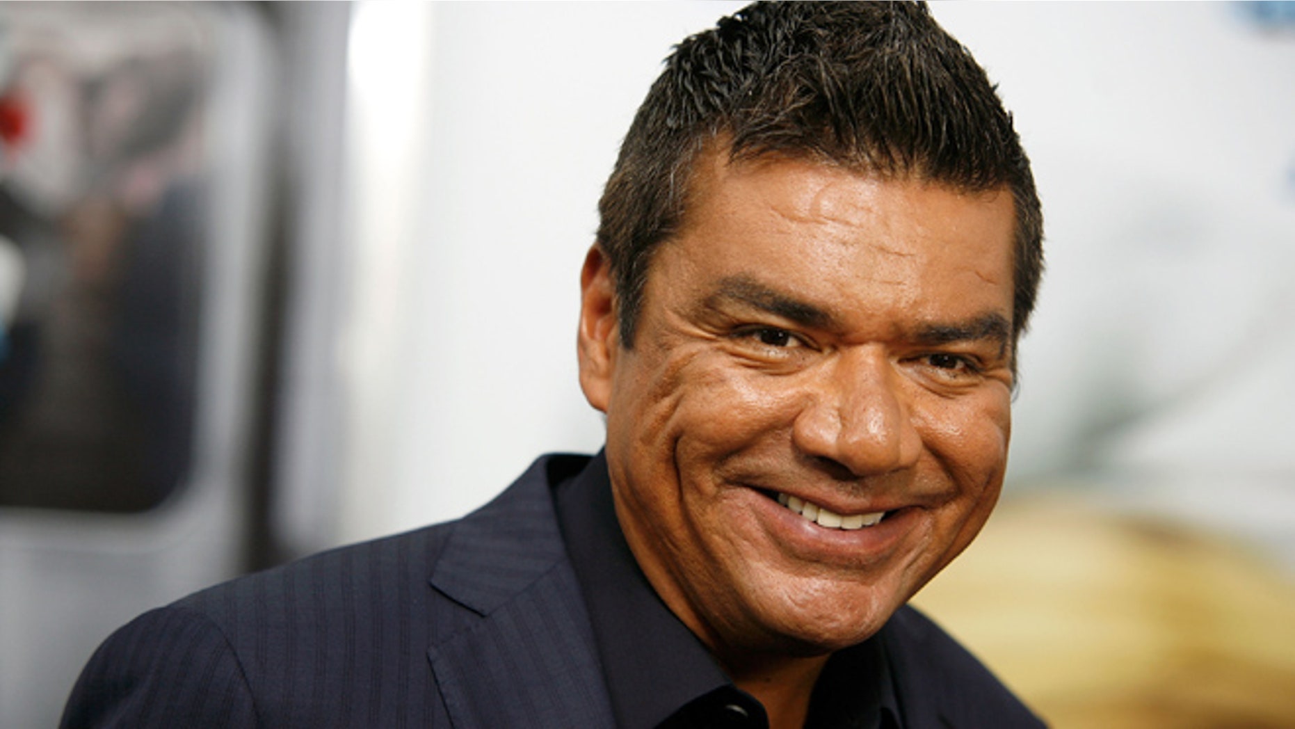 NEW YORK, NY - JULY 24: George Lopez attends the premiere of "The Smurfs" at the Ziegfeld Theater on July 24, 2011 in New York City. (Photo by Andy Kropa/Getty Images)