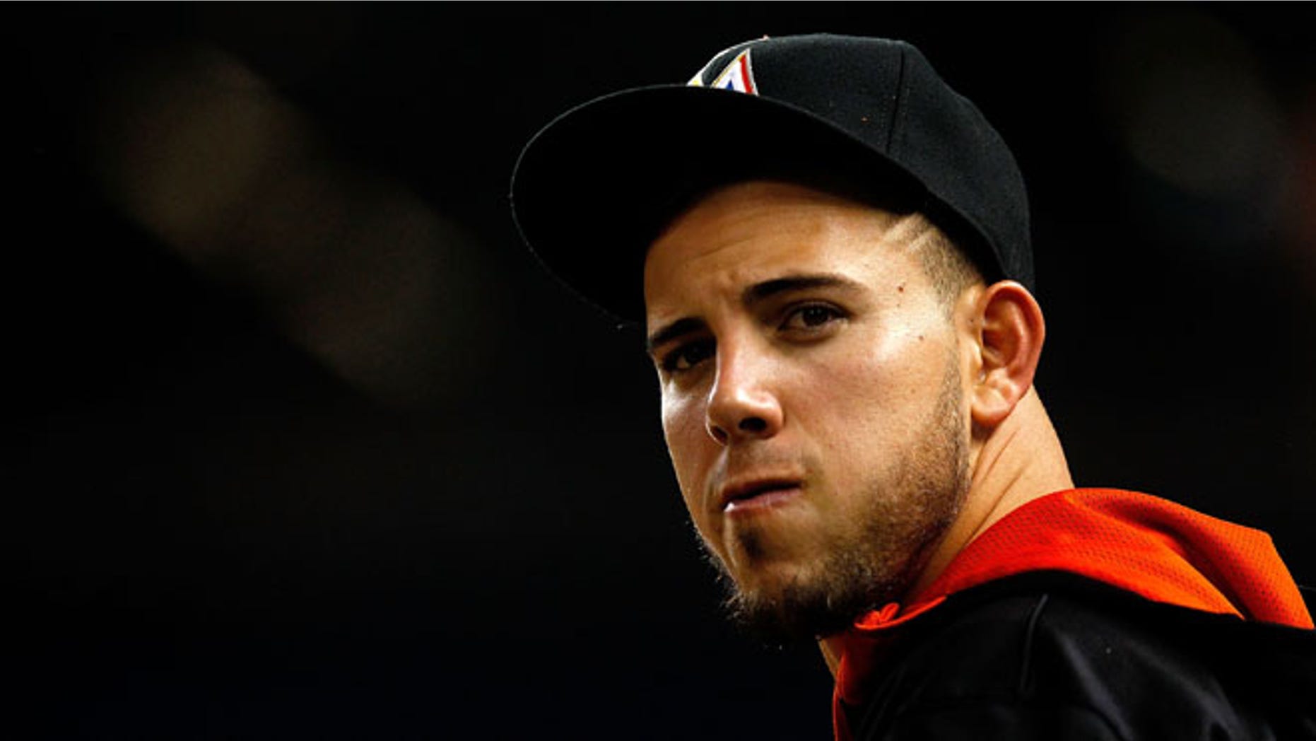 MIAMI, FL - AUGUST 03: Jose Fernandez #16 of the Miami Marlins looks on during a game against the New York Mets at Marlins Park on August 3, 2015 in Miami, Florida. (Photo by Mike Ehrmann/Getty Images)