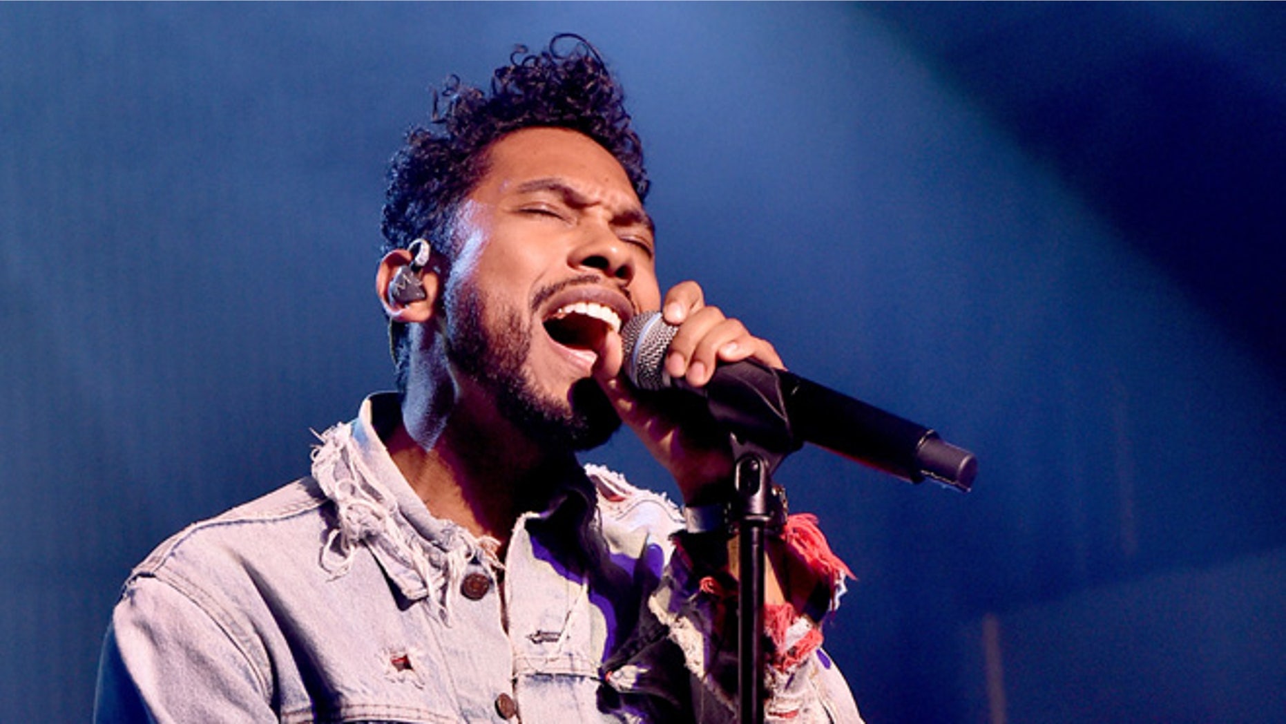 LOS ANGELES, CA - MARCH 24: Singer Miguel performs at adidas Originals NMD Concert at a private location on March 24, 2016 in Los Angeles, California. (Photo by Kevin Winter/Getty Images)