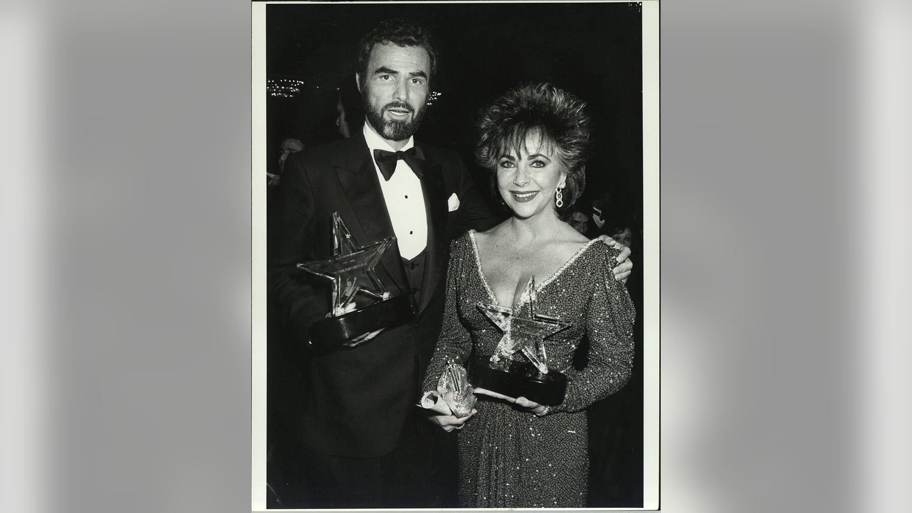 Burt Reynolds and Elizabeth Taylor.