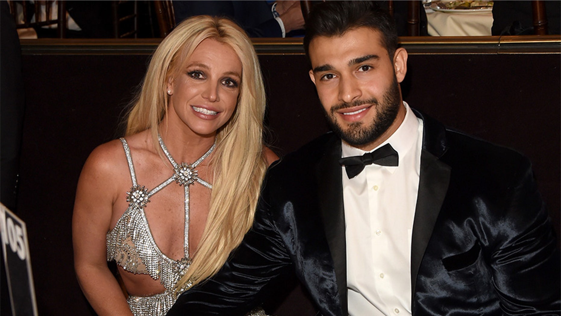 Britney Spears and Sam Asghari at the 29th Annual GLAAD Media Awards in Beverly Hills.