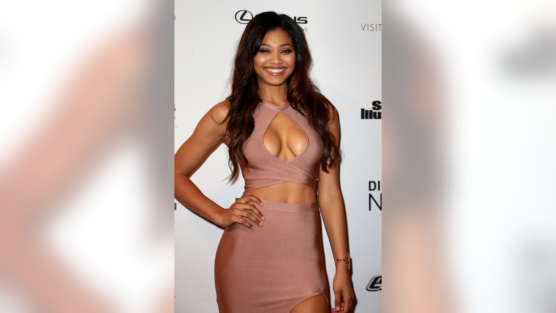 SI Swimsuit model Danielle Herrington attends the VIBES by Sports Illustrated Swimsuit 2017 launch festival in Texas.