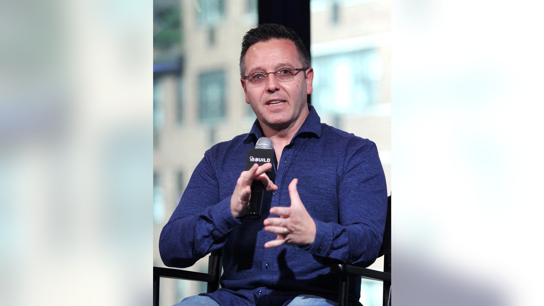 Medium John Edwards appears during the the BUILD Series at AOL HQ on September 16, 2016 in New York City.