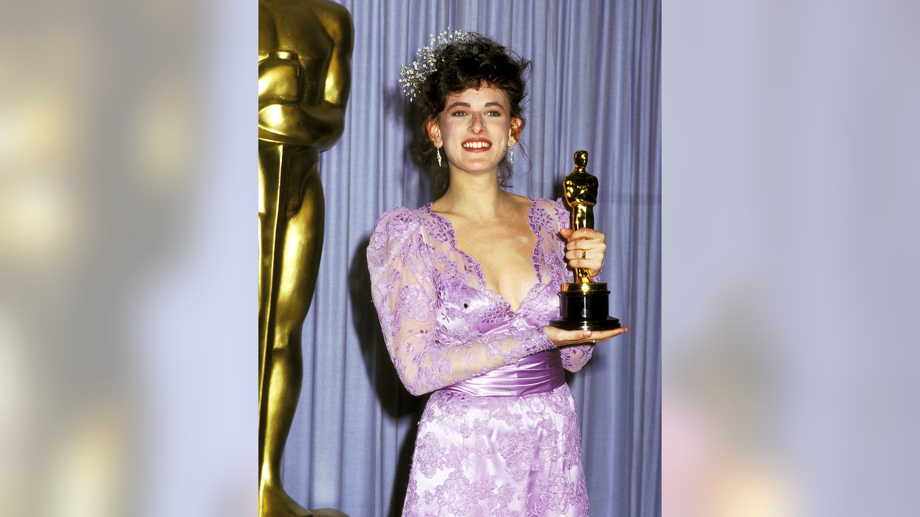 Marlee Matlin during the 59th Annual Academy Awards in Los Angeles.