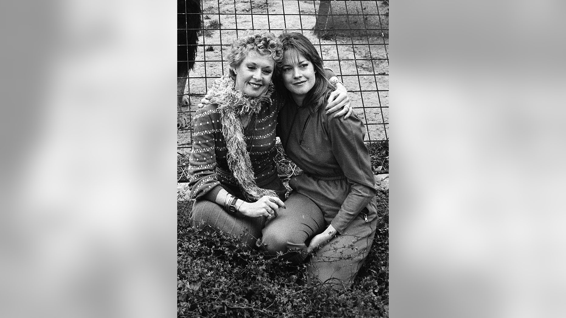 Actress Tippi Hedron and her daughter Melanie Griffith, both of whom appear in 'Roar'. (Photo by PA Images via Getty Images)