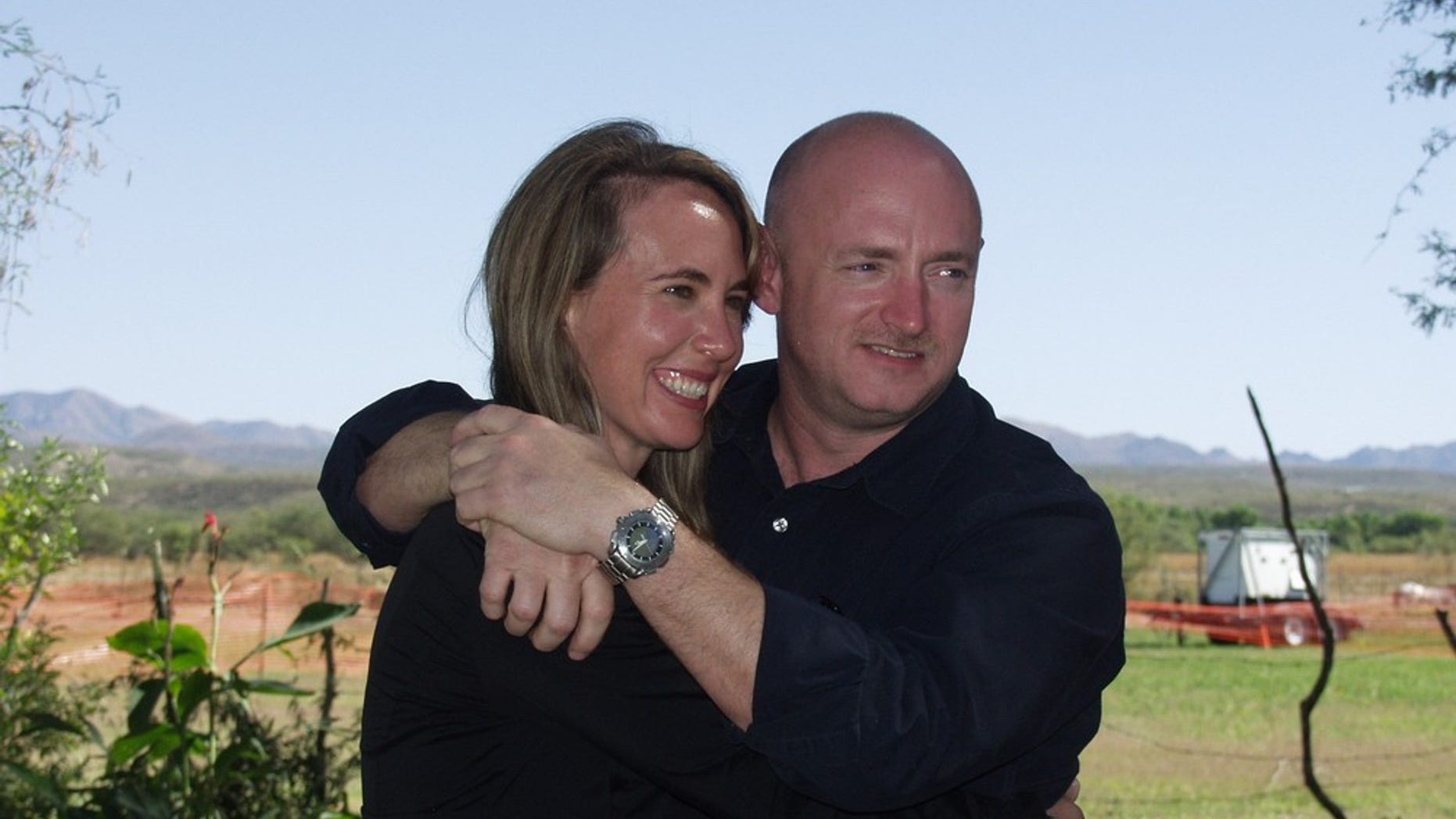 November 2007: Rep. Gabrielle Giffords with her husband NASA Astronaut Mark Kelly