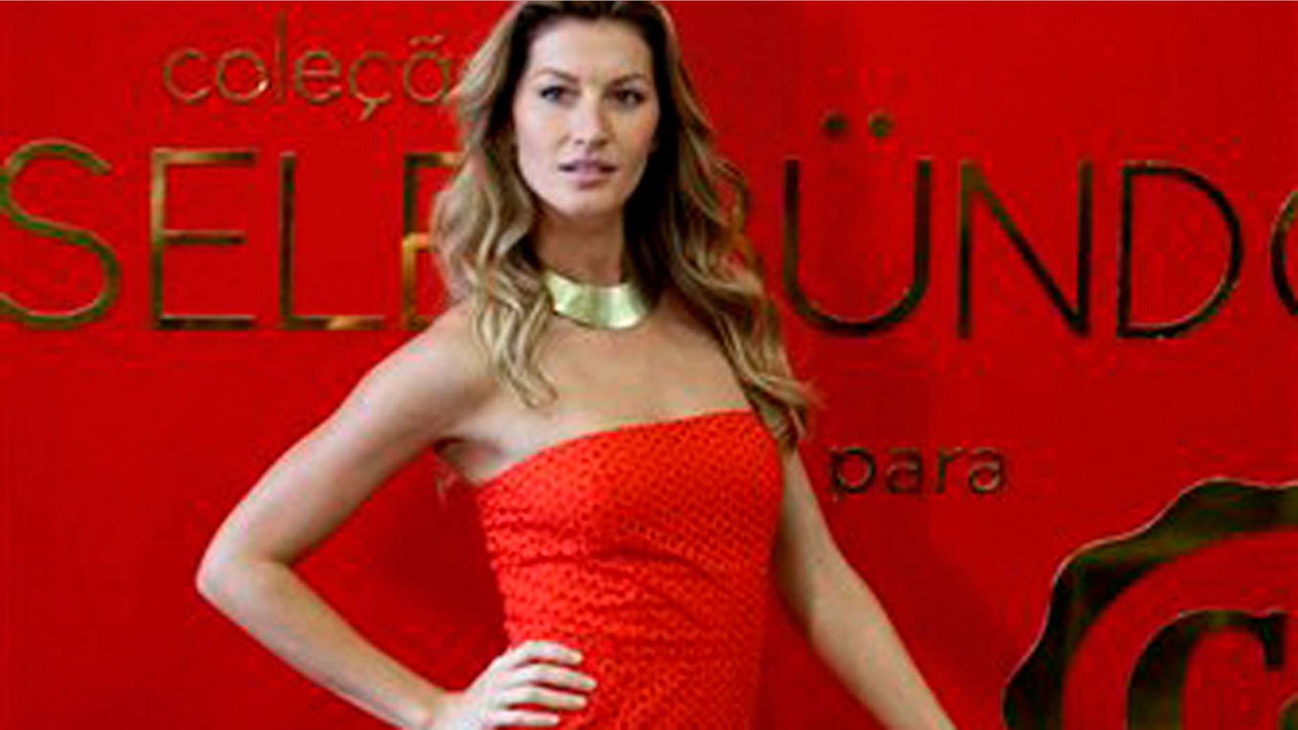 Dec. 1, 2011: Brazilian top model Gisele Bündchen poses for pictures as she wears a design by C&A from a collection with her name at a promotional event in Sao Paulo, Brazil on Thursday.