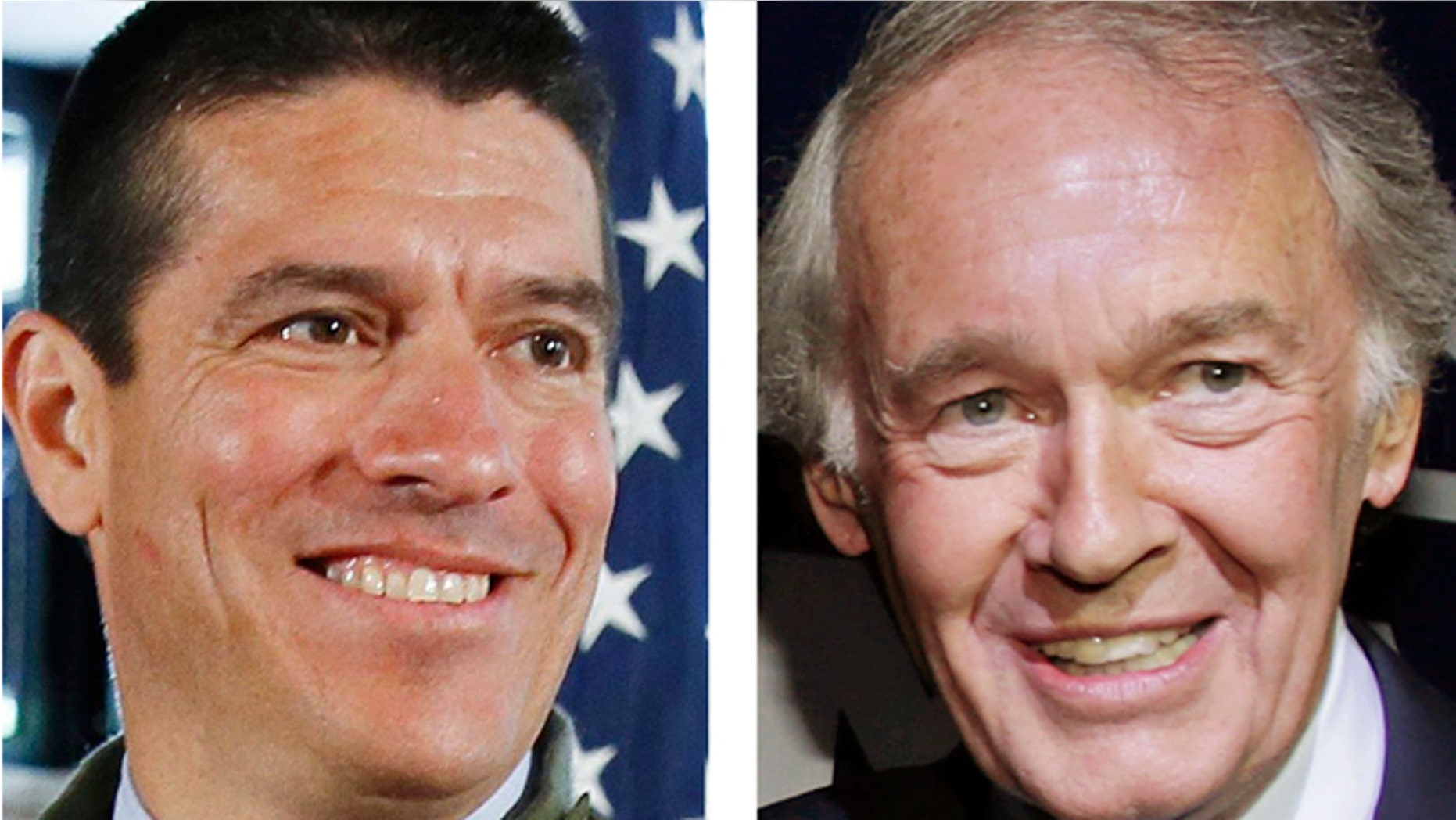 FILE: May 2013: Republican Gabriel Gomez and Democrat U.S. Rep. Ed Markey, candidates for Senate in the June 24, 2013 special election in Massachusetts.