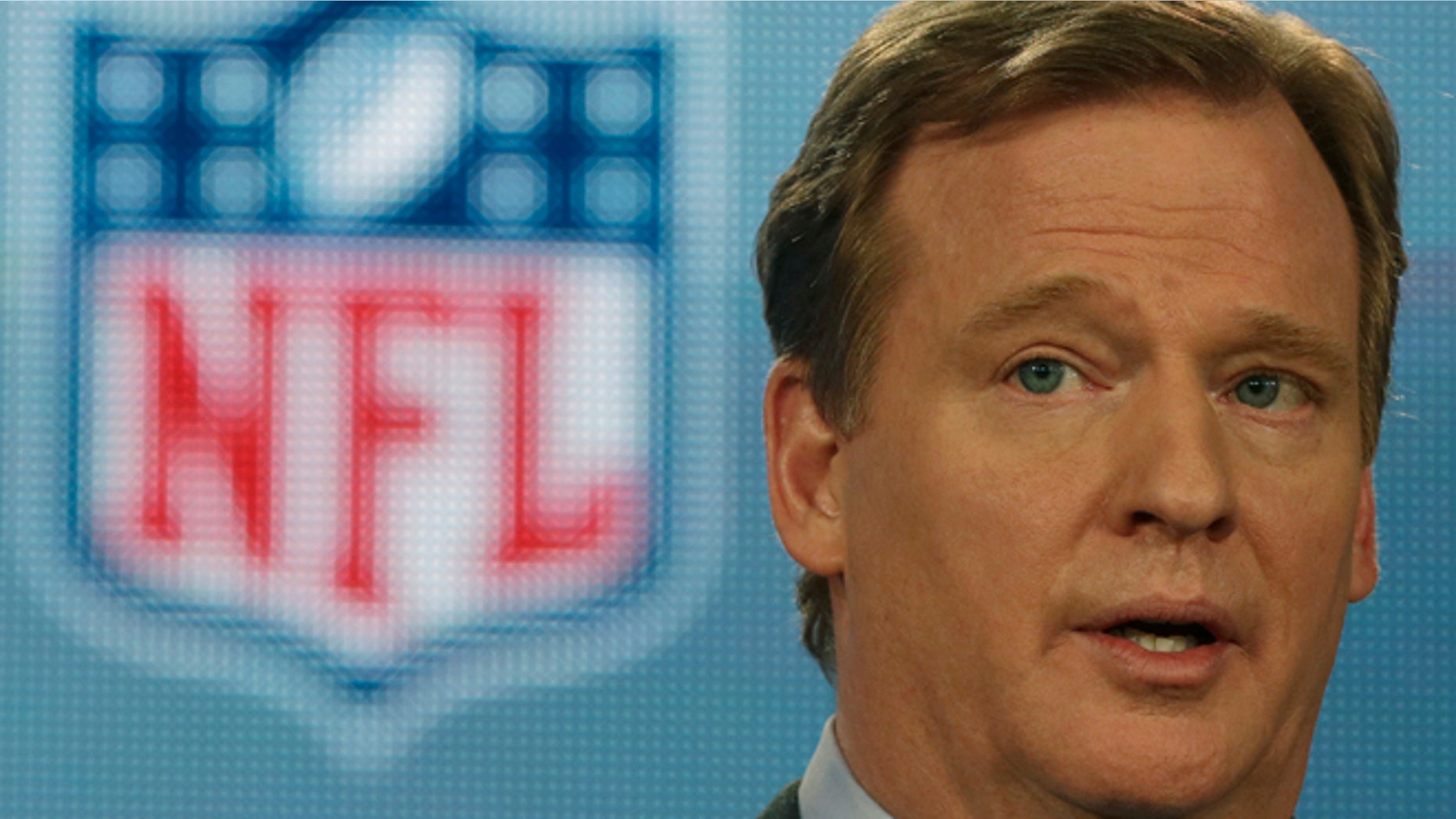 Feb. 1, 2013: NFL Commissioner Roger Goodell answers questions during an NFL Super Bowl XLVII football game news conference at the New Orleans Convention Center in New Orleans.