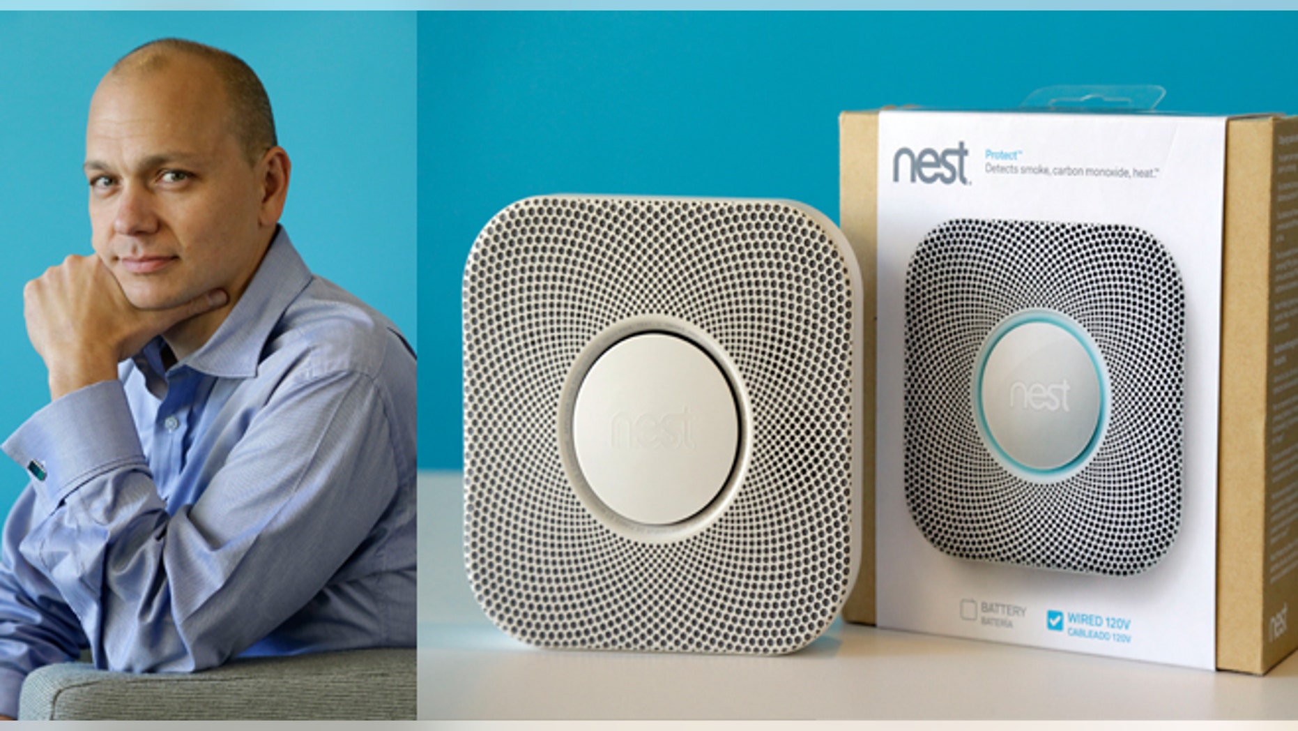 ILE - In this Tuesday, Oct. 1, 2013, file photo, Tony Fadell, Founder and CEO of Nest, poses for a portrait in the company's offices in Palo Alto, Calif. Google said Monday, Jan. 13, 2014, it will pay $3.2 billion to buy Nest Labs, which develops high-tech versions of devices like thermostats and smoke detectors