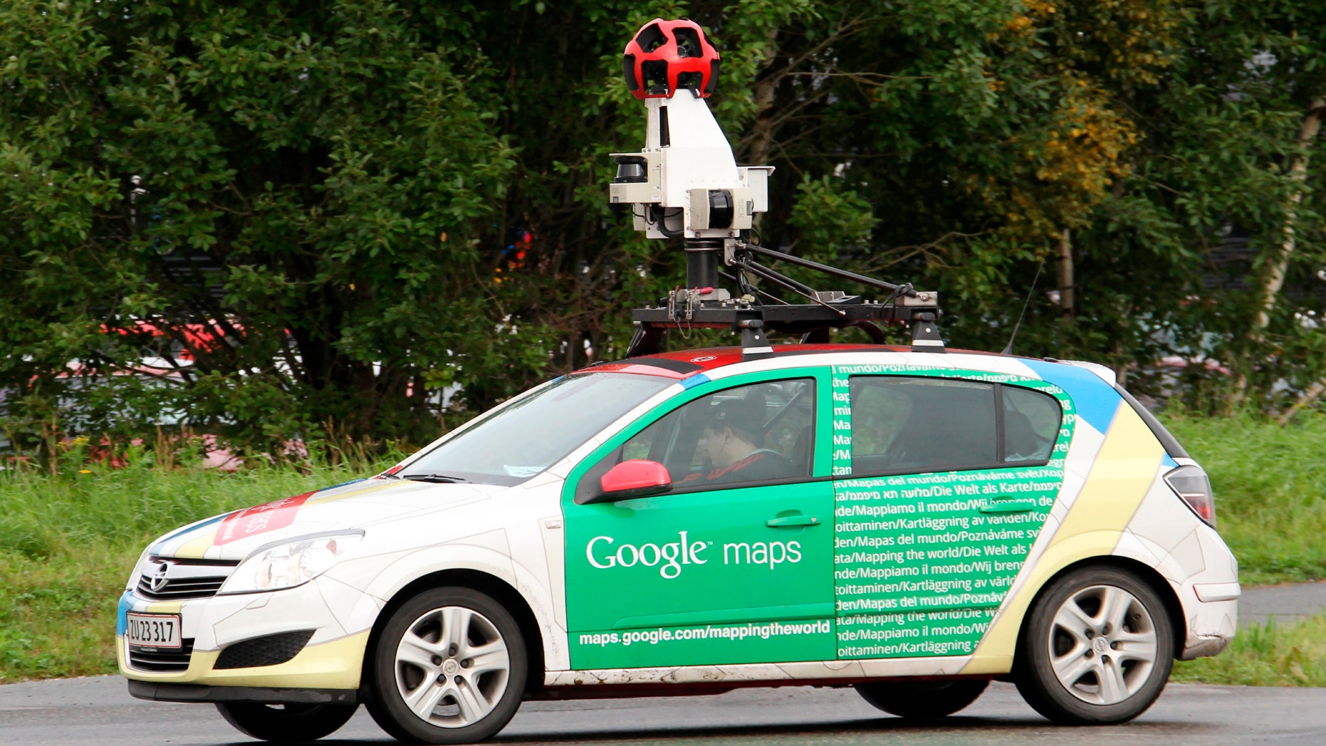 A Google Street View car is driven in Sundsvall, northern Sweden September 13, 2011.