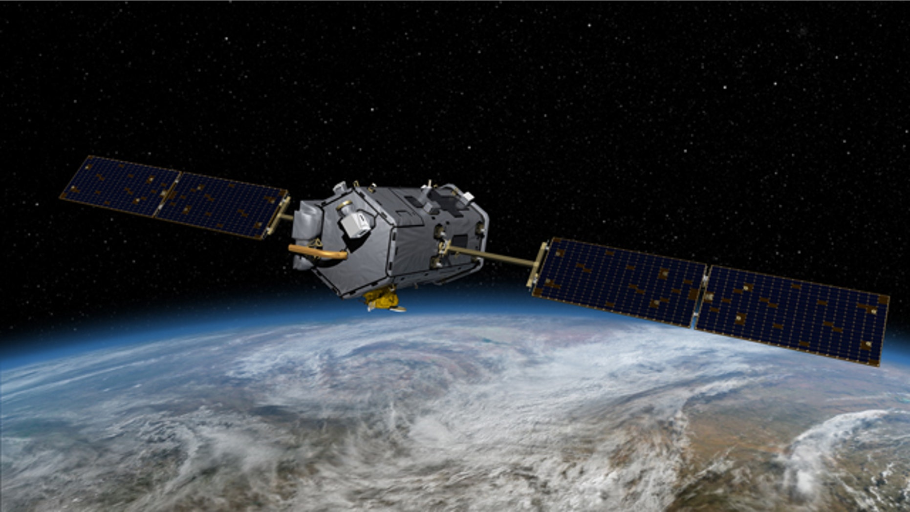 An artist's conception of the Orbiting Carbon Observatory satellite that splashed into the ocean near Antarctica in February 2009. Even if nations agree to cut greenhouse gas emissions, how will the world know if they are living up to their pledges? The answer may come from both outer space and cyberspace.
