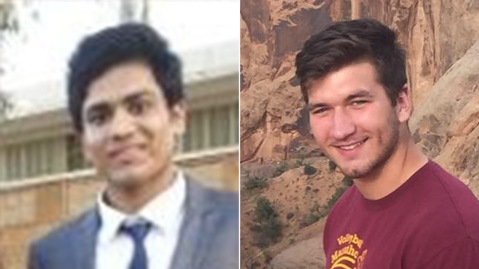 Akash S. Taneja, left, and Kyle Gotchel were both found dead on the Rutgers University campus.