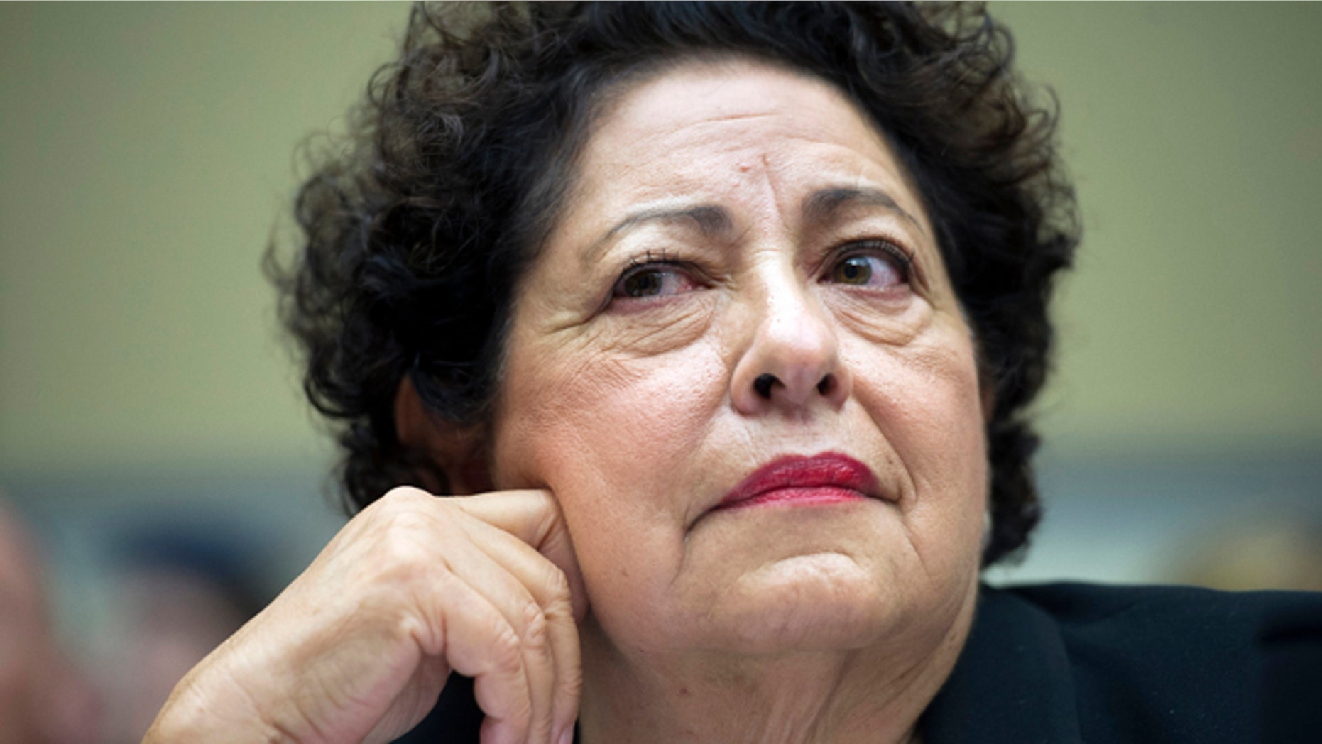 Former Office of Personnel Management Director Katherine Archuleta on Capitol Hill on June 16, 2015.