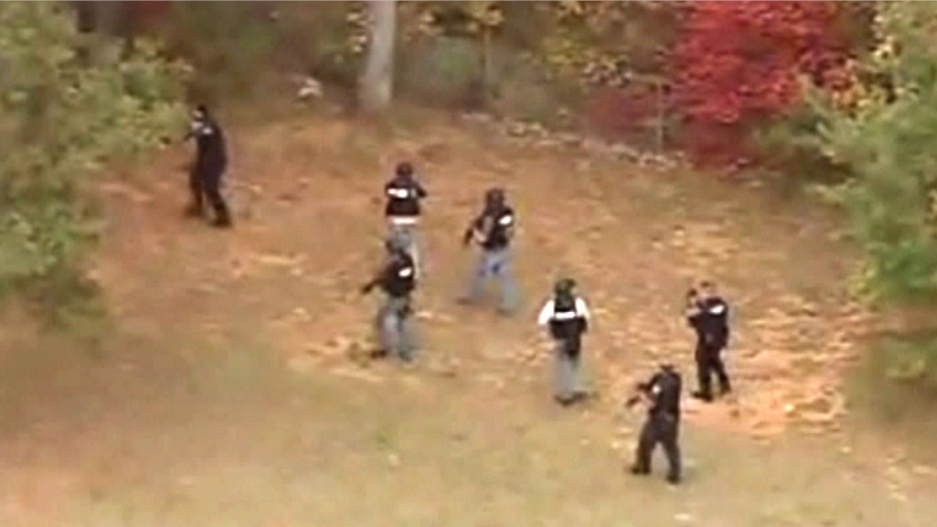 Oct. 28, 2011: Police in Greenville, S.C., hunt for a gunman who opened fire on an officer.
