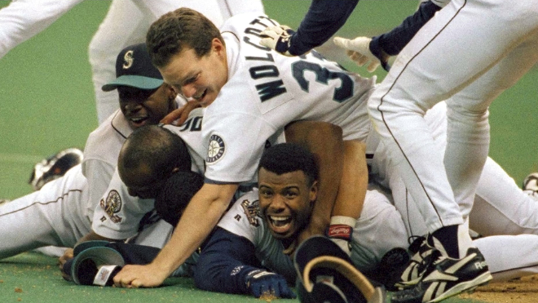 Ken Griffey Jr. in an Oct. 8, 1995, file photo.
