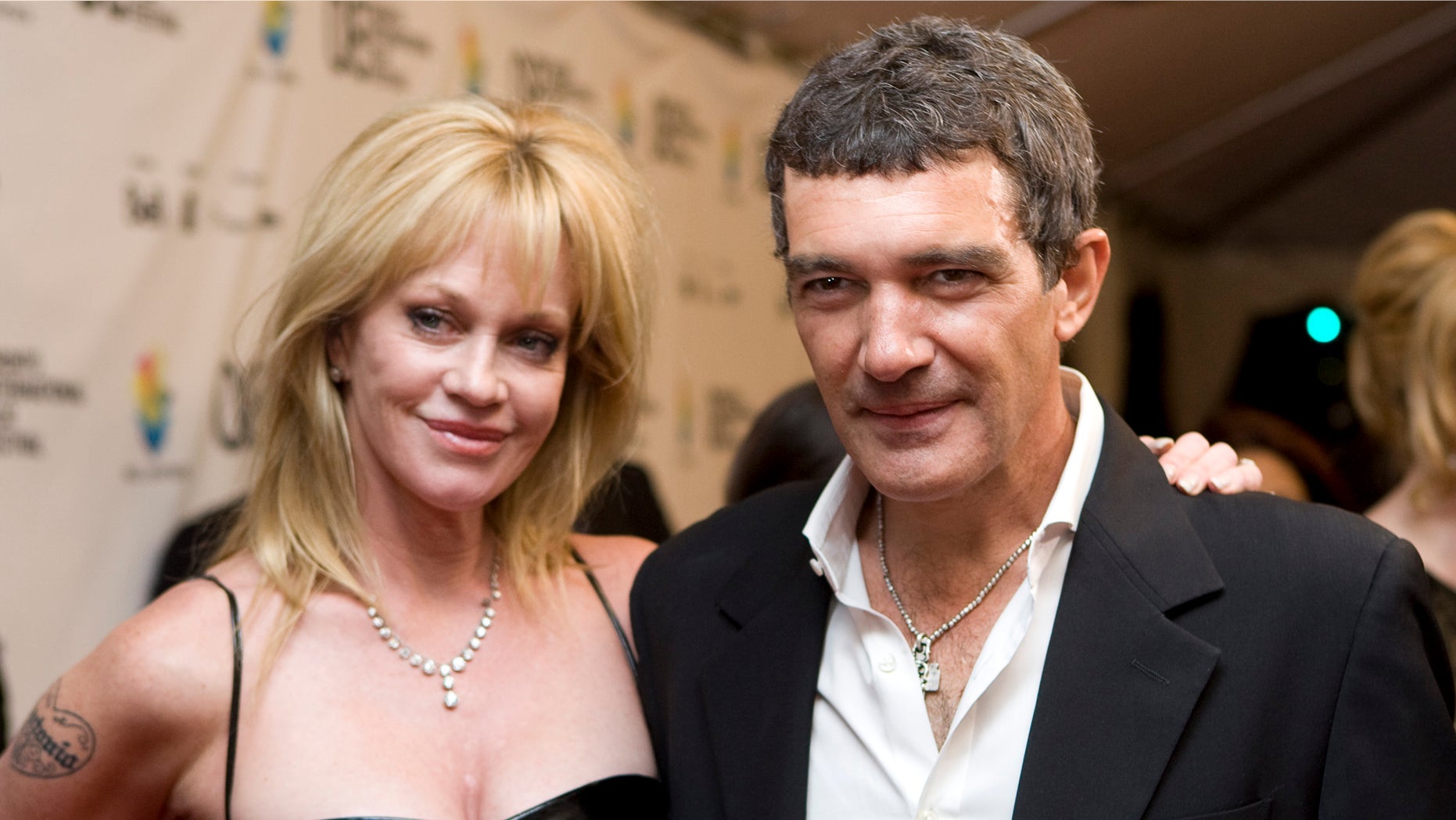 Antonio Banderas and Melanie Griffith in a Sept. 7, 2008 file photo.