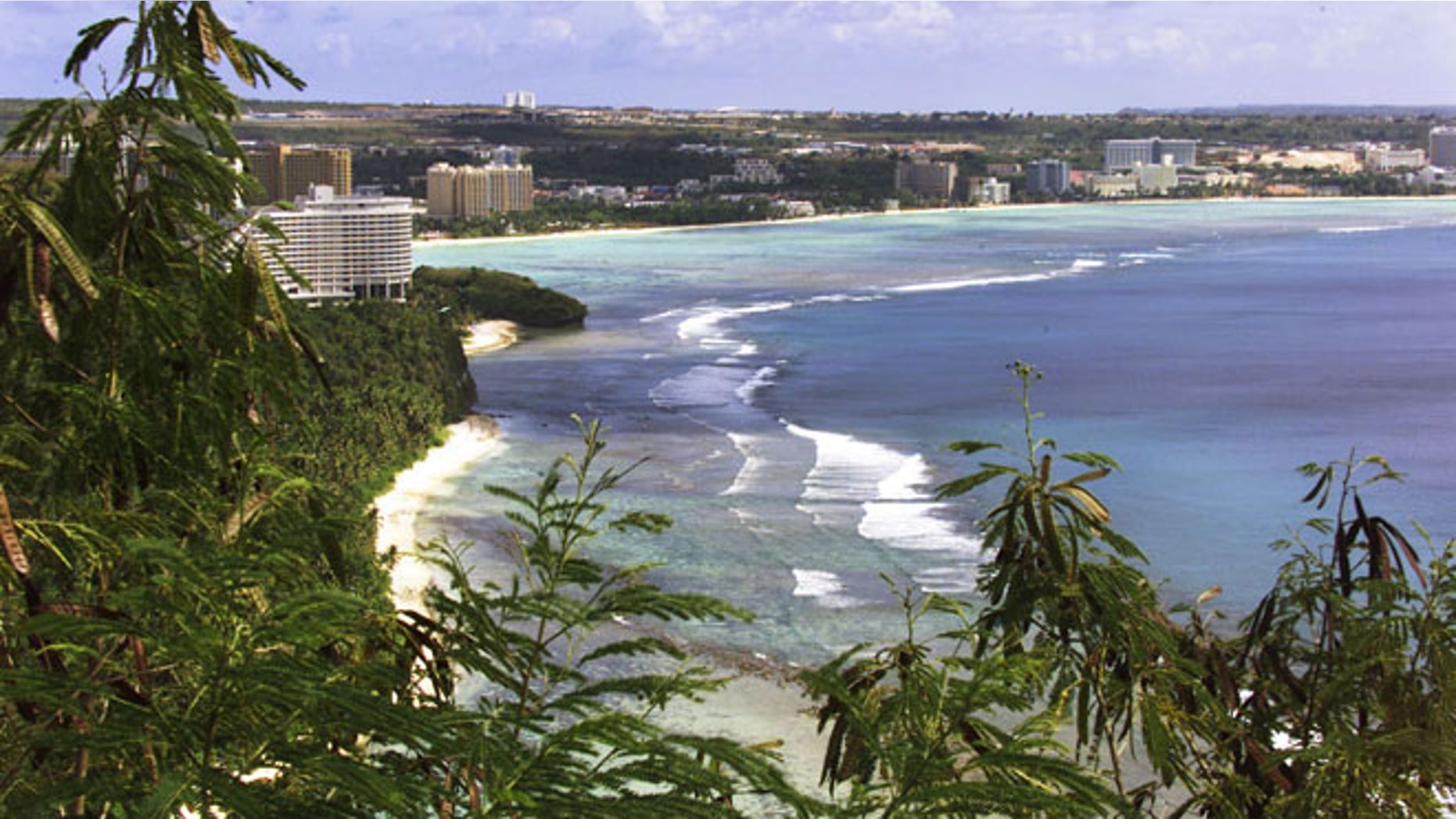 Beachside file photo of Tumon Bay, Guam.