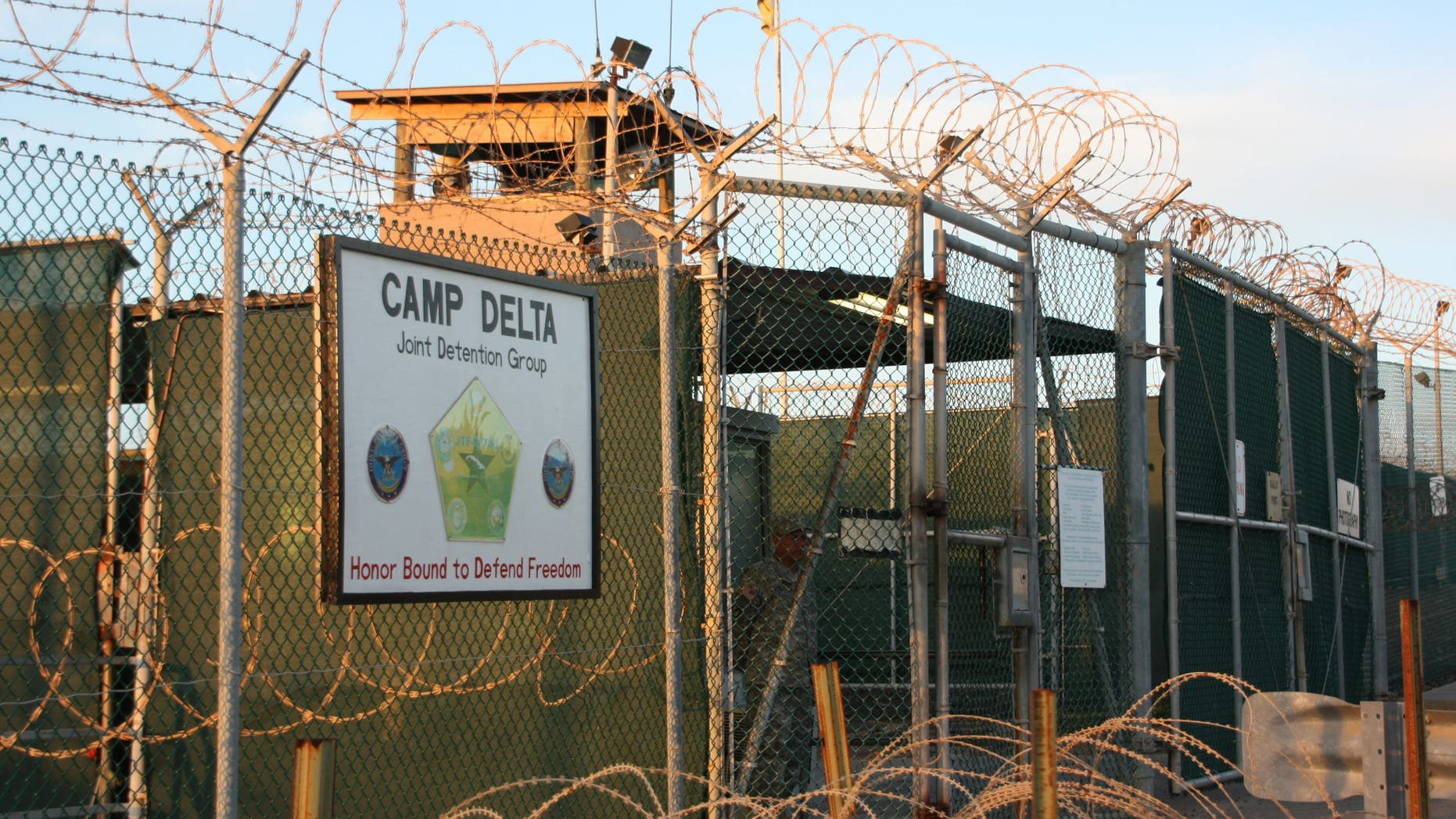 The entrance to Camp Delta at Guantanamo Bay in a 2010 file photo.