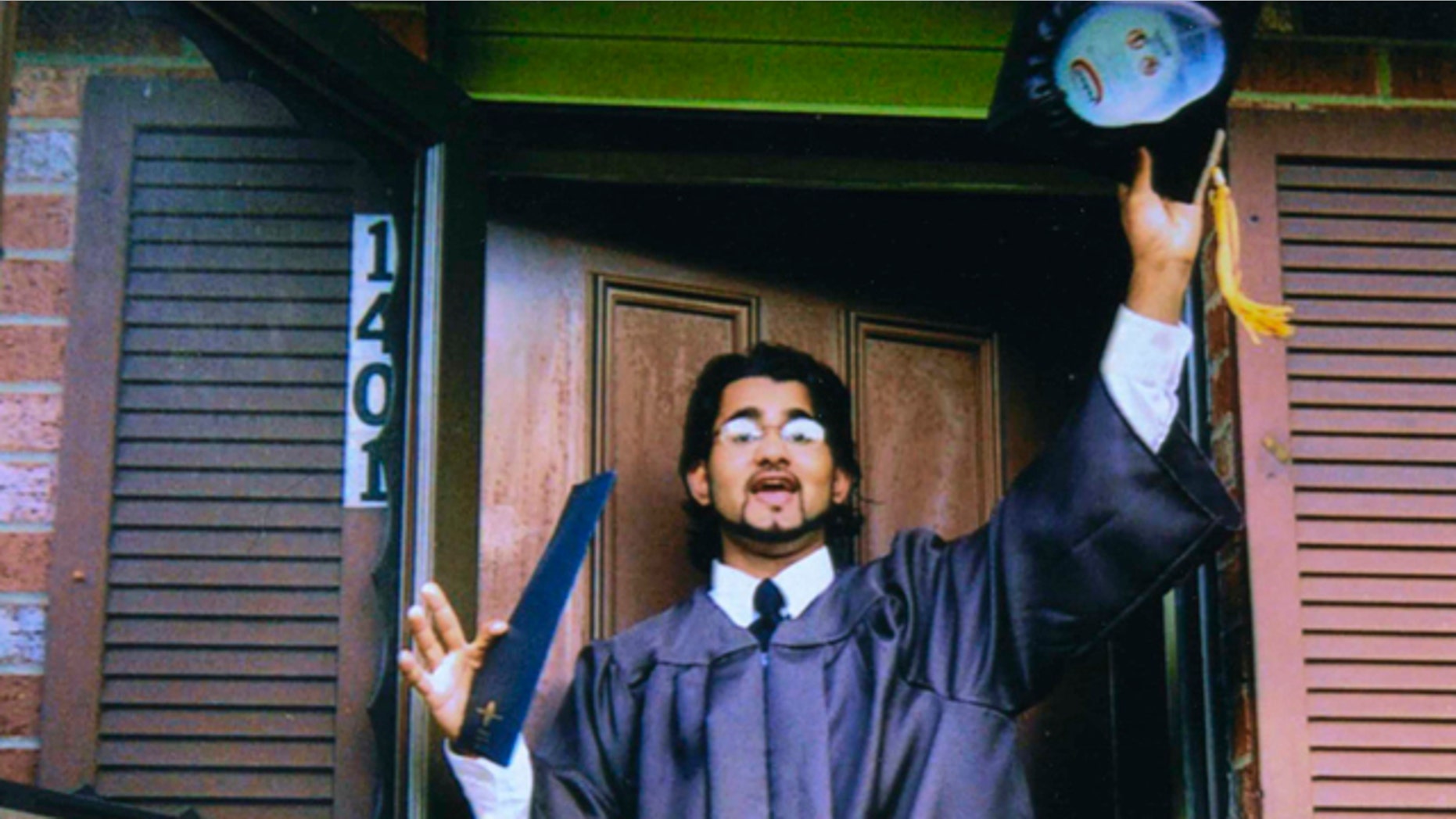 FILE 1999: Majid Khan gestures during his high school senior year in Baltimore, MD.
