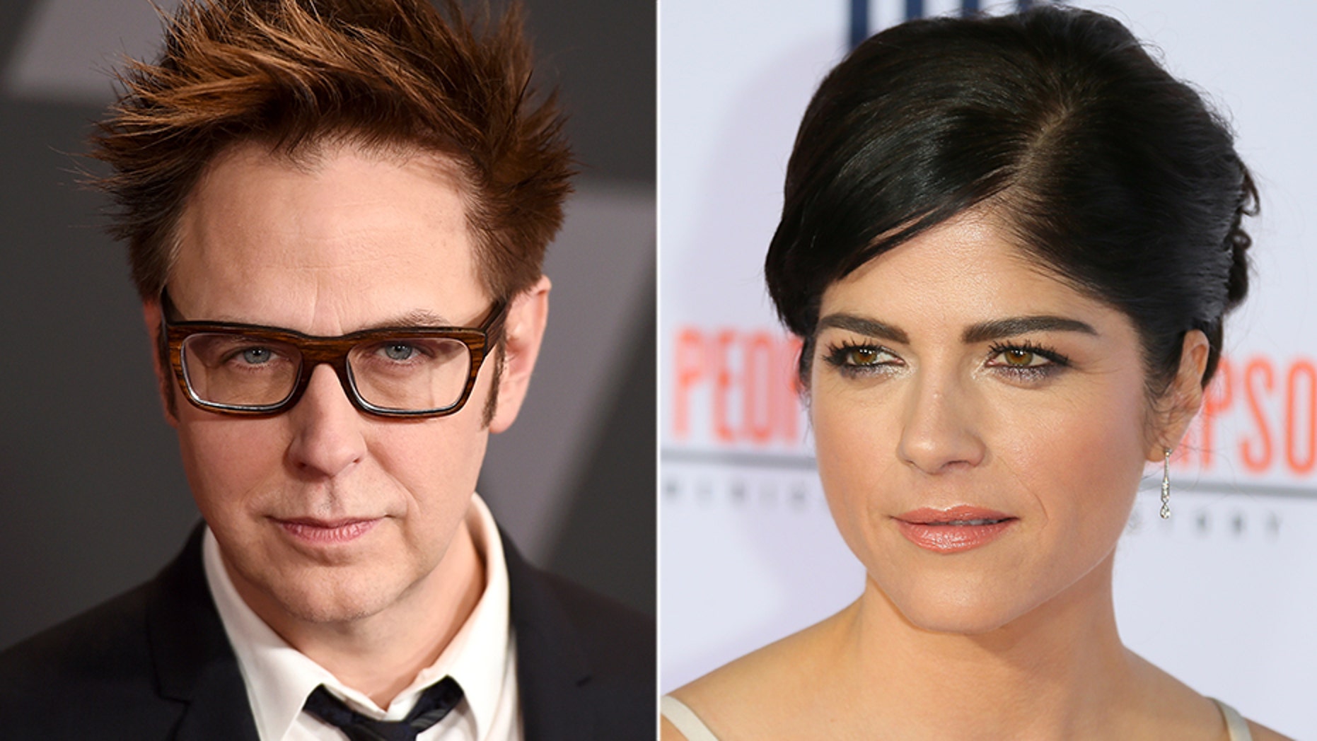 Selma Blair, right, wants James Gunn rehired.