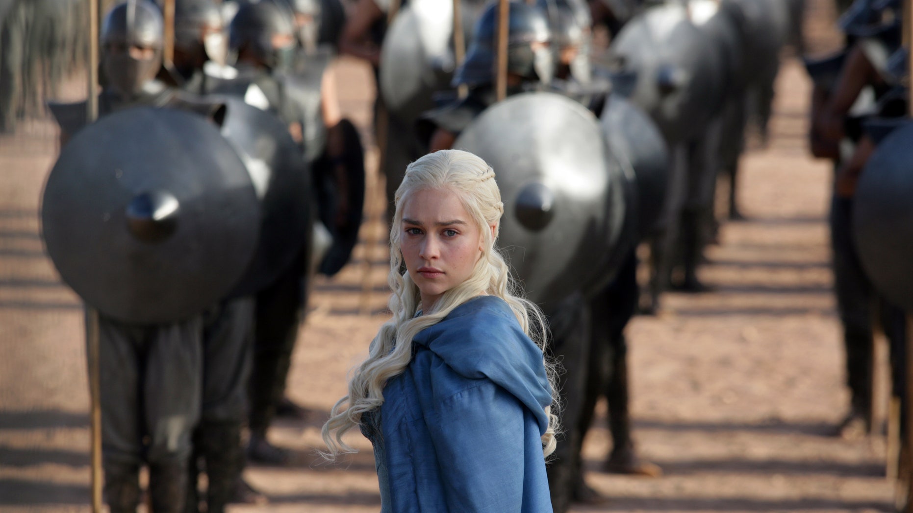FILE - This file publicity image released by HBO shows Emilia Clarke as Daenerys Targaryen in a scene from "Game of Thrones." HBO plans to offer a stand-alone version of its popular video-streaming service, CEO Richard Plepler said at an investor meeting at parent Time Warner Inc. on Wednesday, Oct. 15, 2014. (AP Photo/HBO, Keith Bernstein, File)
