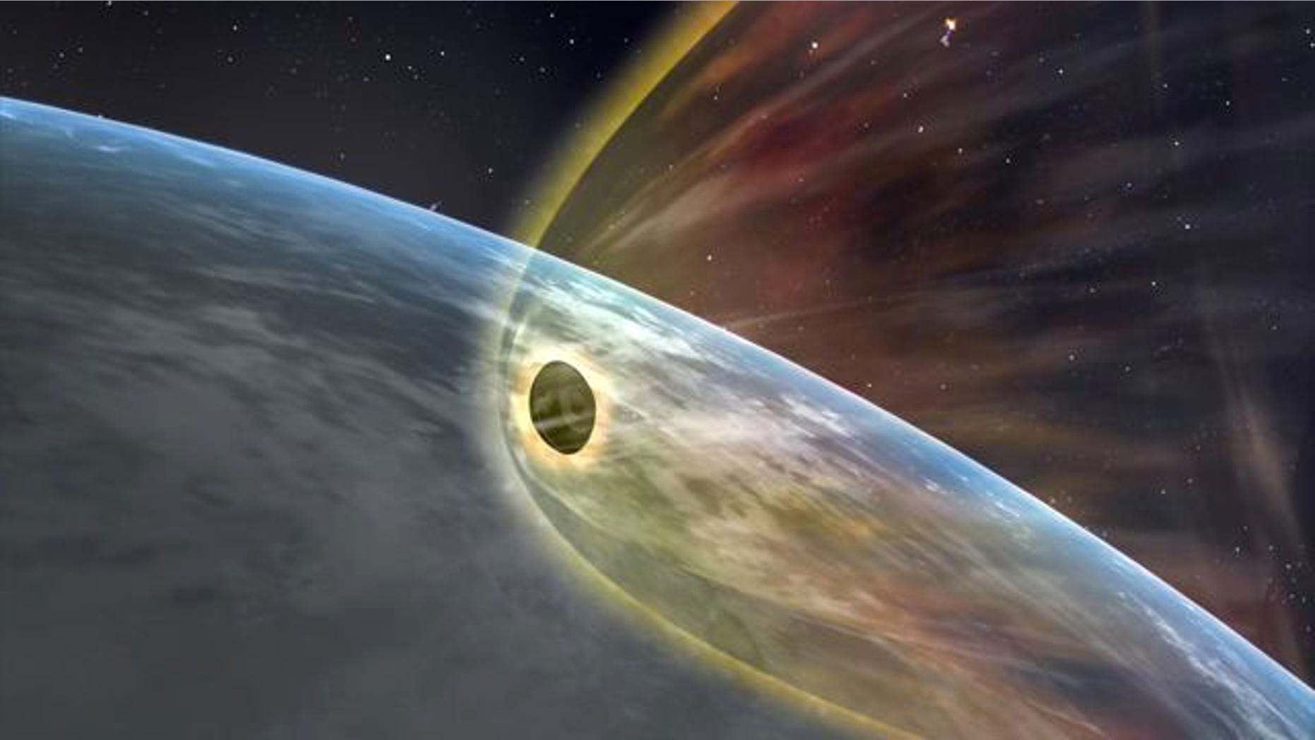 An artist's illustration of the sample return capsule from Japan's Hayabusa asteroid probe returning to Earth on June 13, 2010 to end its 7-year mission.