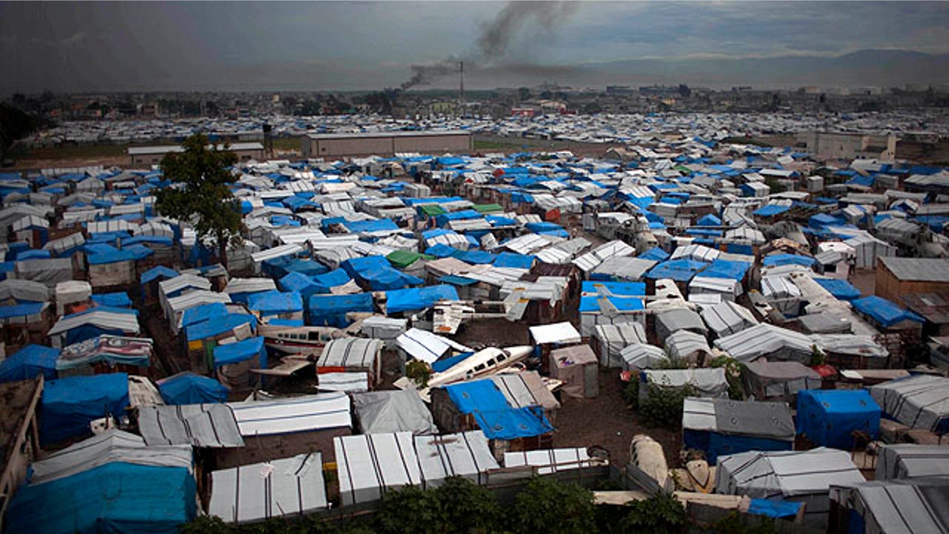 Sept. 29, 2010: A camp set up for Jan. 12 earthquake victims is seen in what used to be an air strip in Port-au-Prince, Haiti (AP).