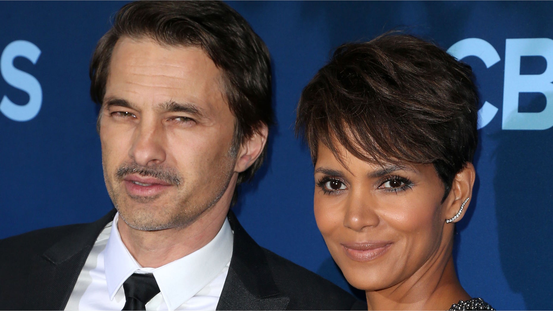 Halle Berry and her soon to be ex husband Oliver Martinez on June 16, 2014 in Los Angeles, California.